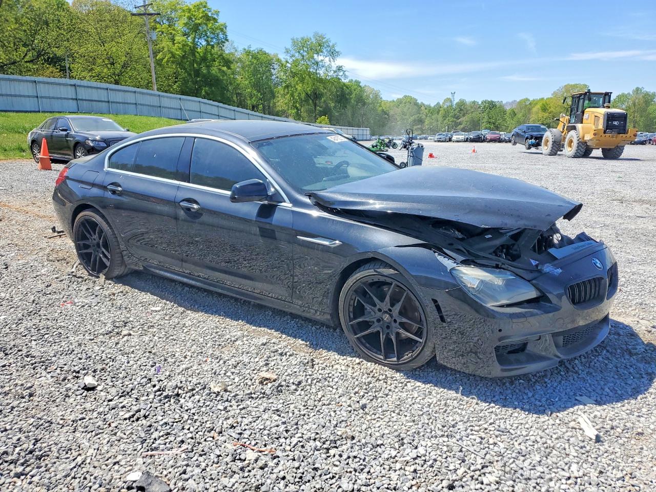 2013 Bmw 650 I Black vin: WBA6B2C55DD128334