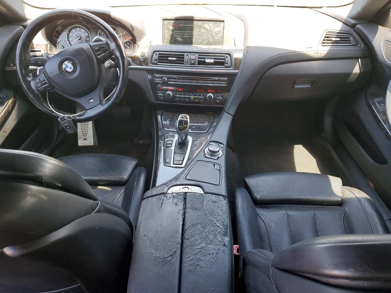 2013 Bmw 650 I Black vin: WBA6B2C55DD128334
