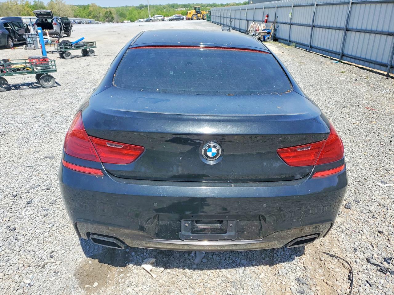 2013 Bmw 650 I Black vin: WBA6B2C55DD128334
