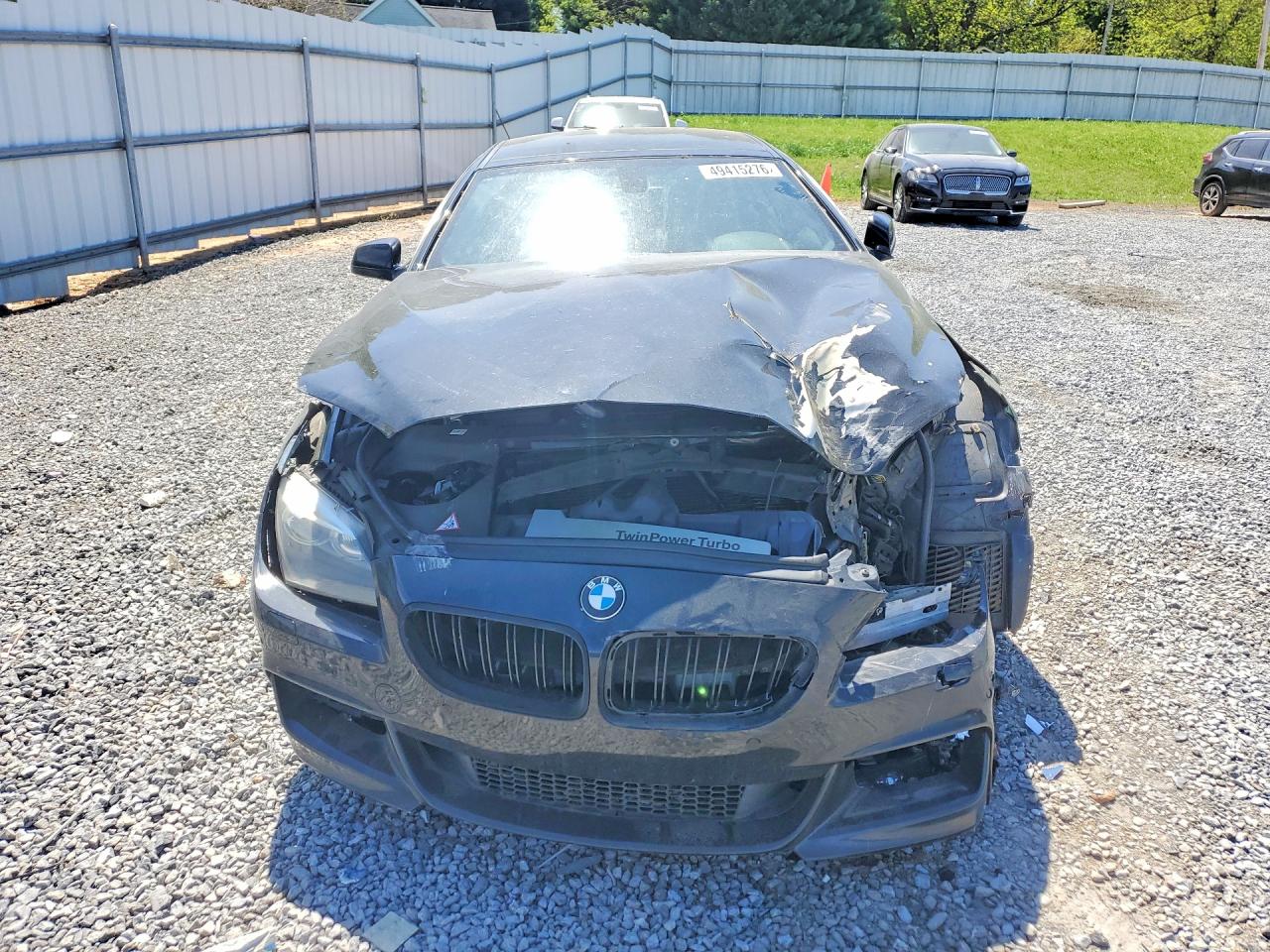 2013 Bmw 650 I Black vin: WBA6B2C55DD128334