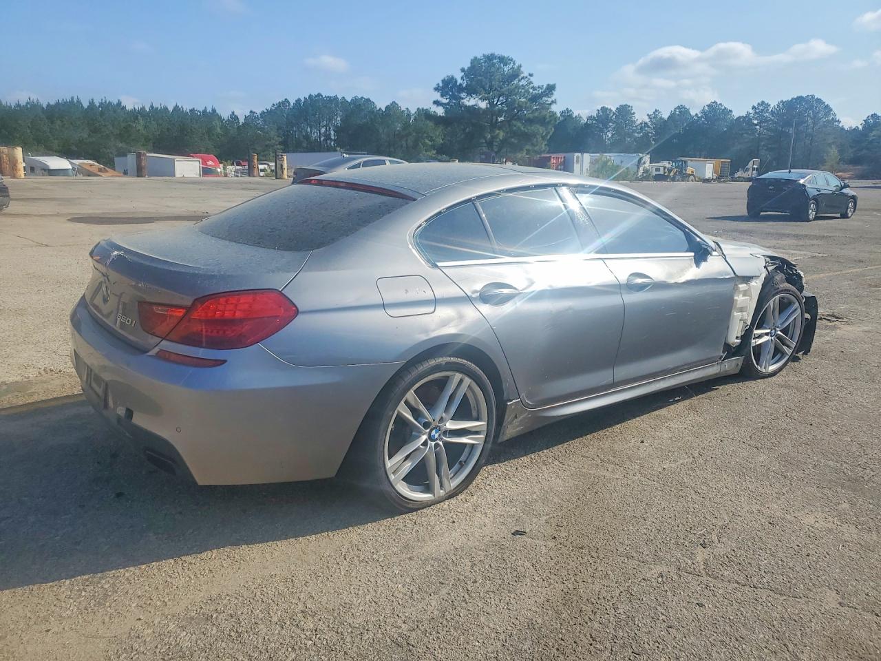 2013 Bmw 650 I Gray vin: WBA6B2C55DD128737