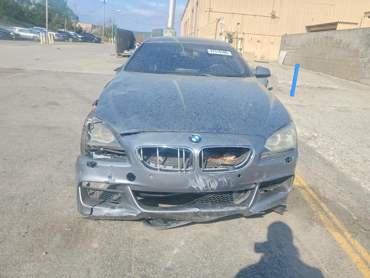 2013 Bmw 650 I Gray vin: WBA6B2C55DD128737