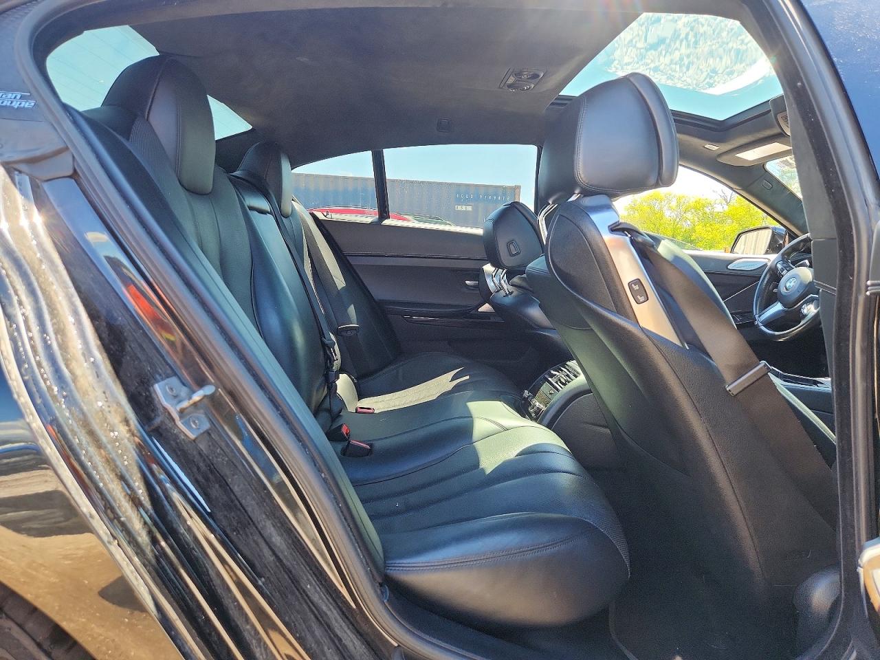 2015 Bmw 650 I Gran Coupe Black vin: WBA6B2C55FD799182