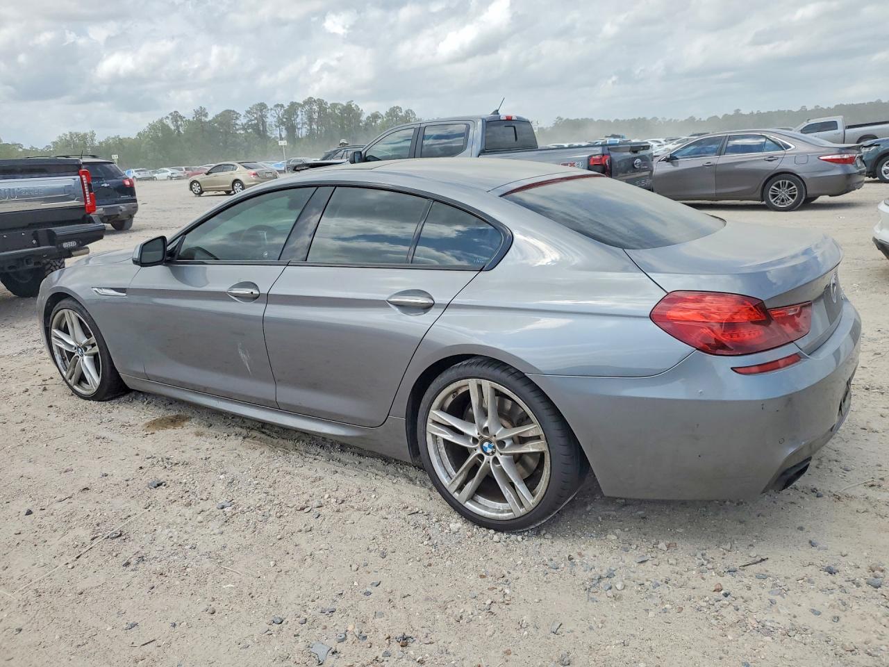 2015 Bmw 650 I Gran Coupe Gray vin: WBA6B2C55FGB99179