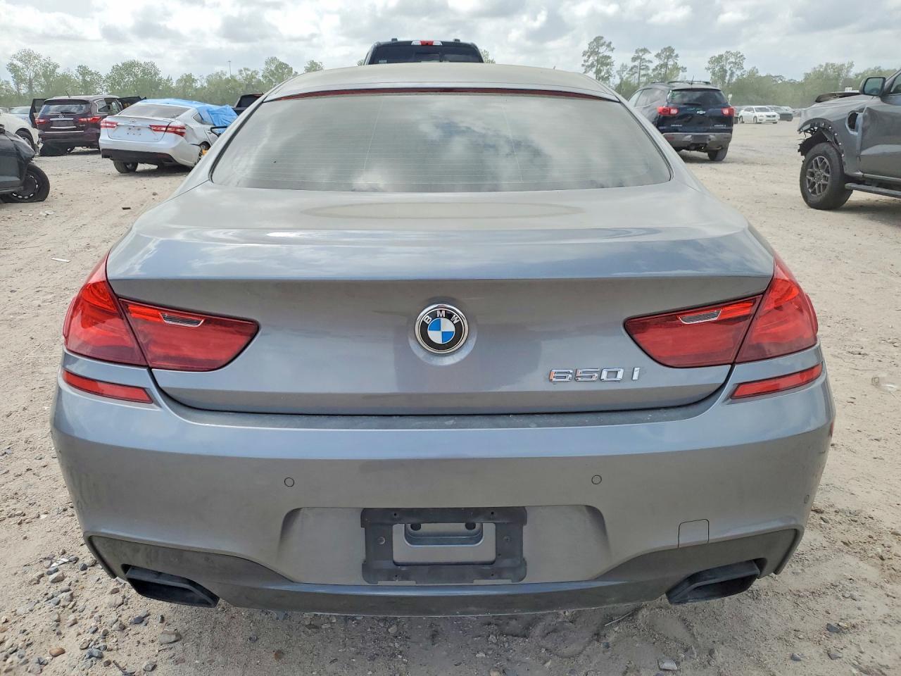 2015 Bmw 650 I Gran Coupe Gray vin: WBA6B2C55FGB99179