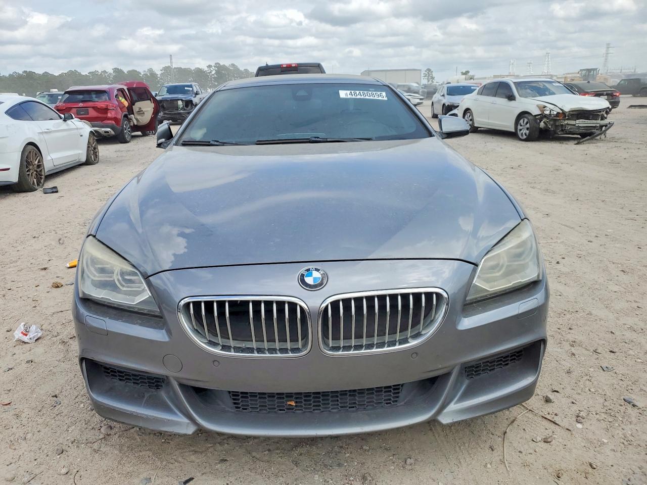 2015 Bmw 650 I Gran Coupe Gray vin: WBA6B2C55FGB99179