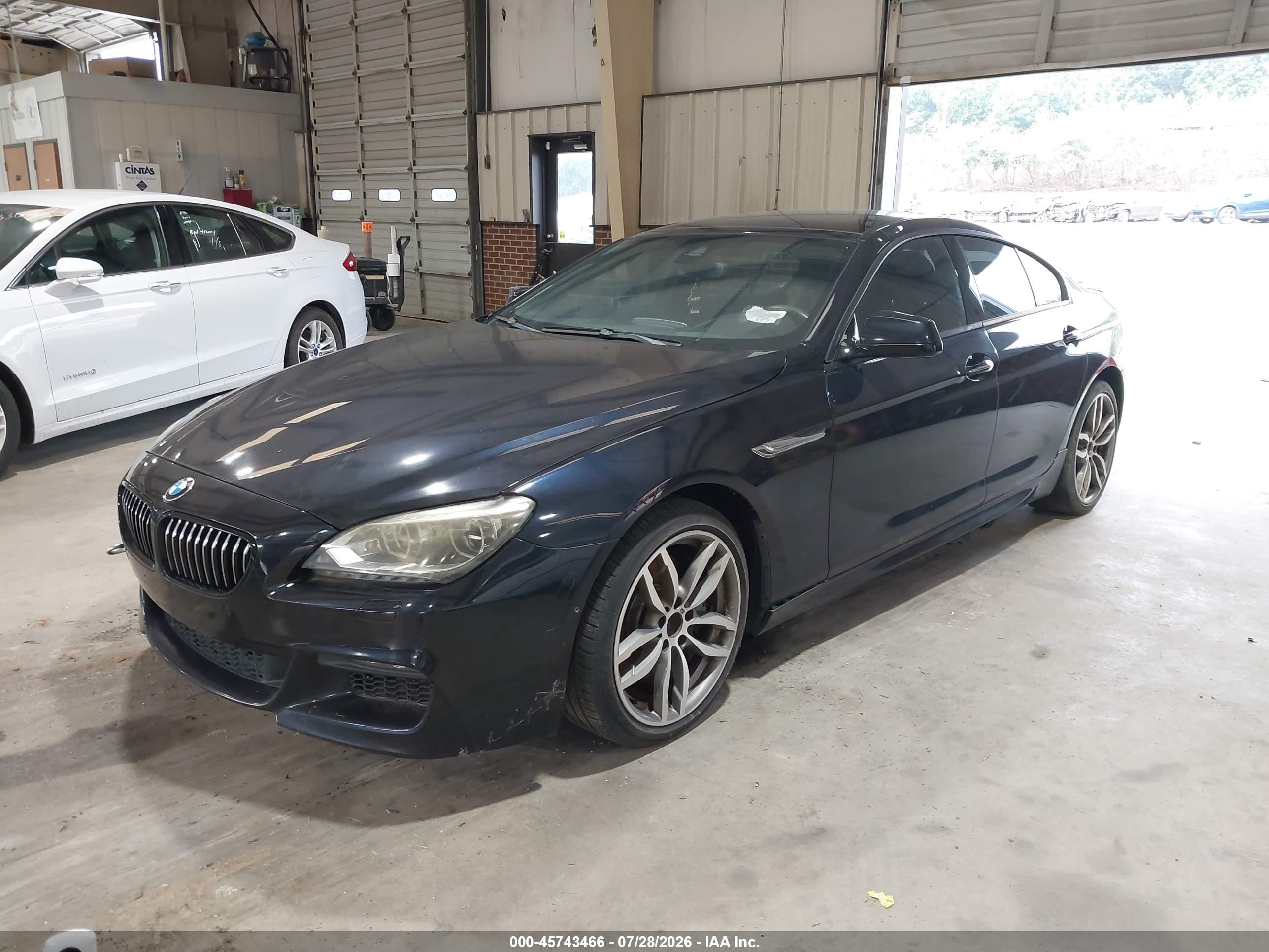 2013 Bmw 650i Gran Coupe   Dark Blue vin: WBA6B2C56DDG66754