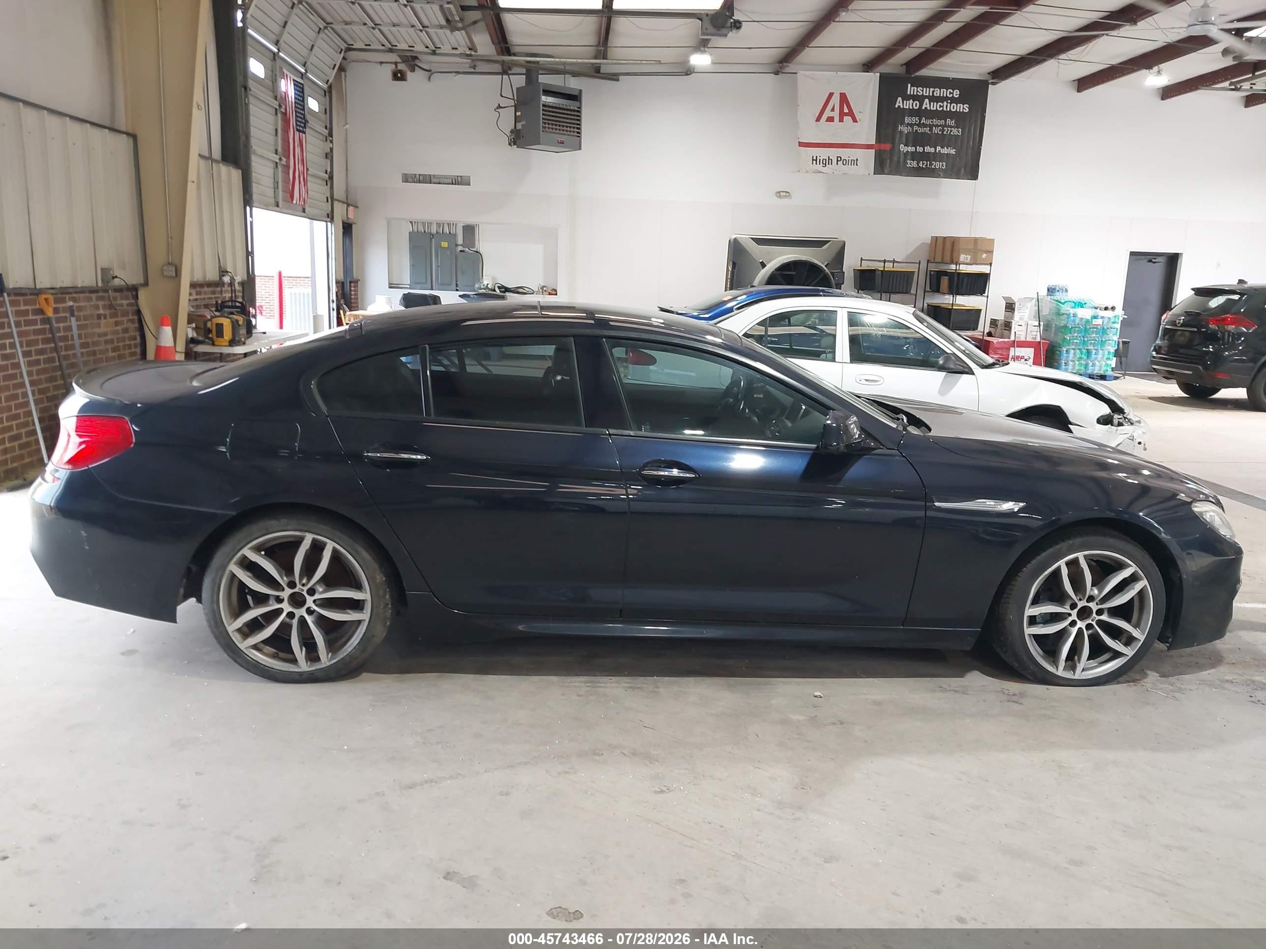 2013 Bmw 650i Gran Coupe   Dark Blue vin: WBA6B2C56DDG66754