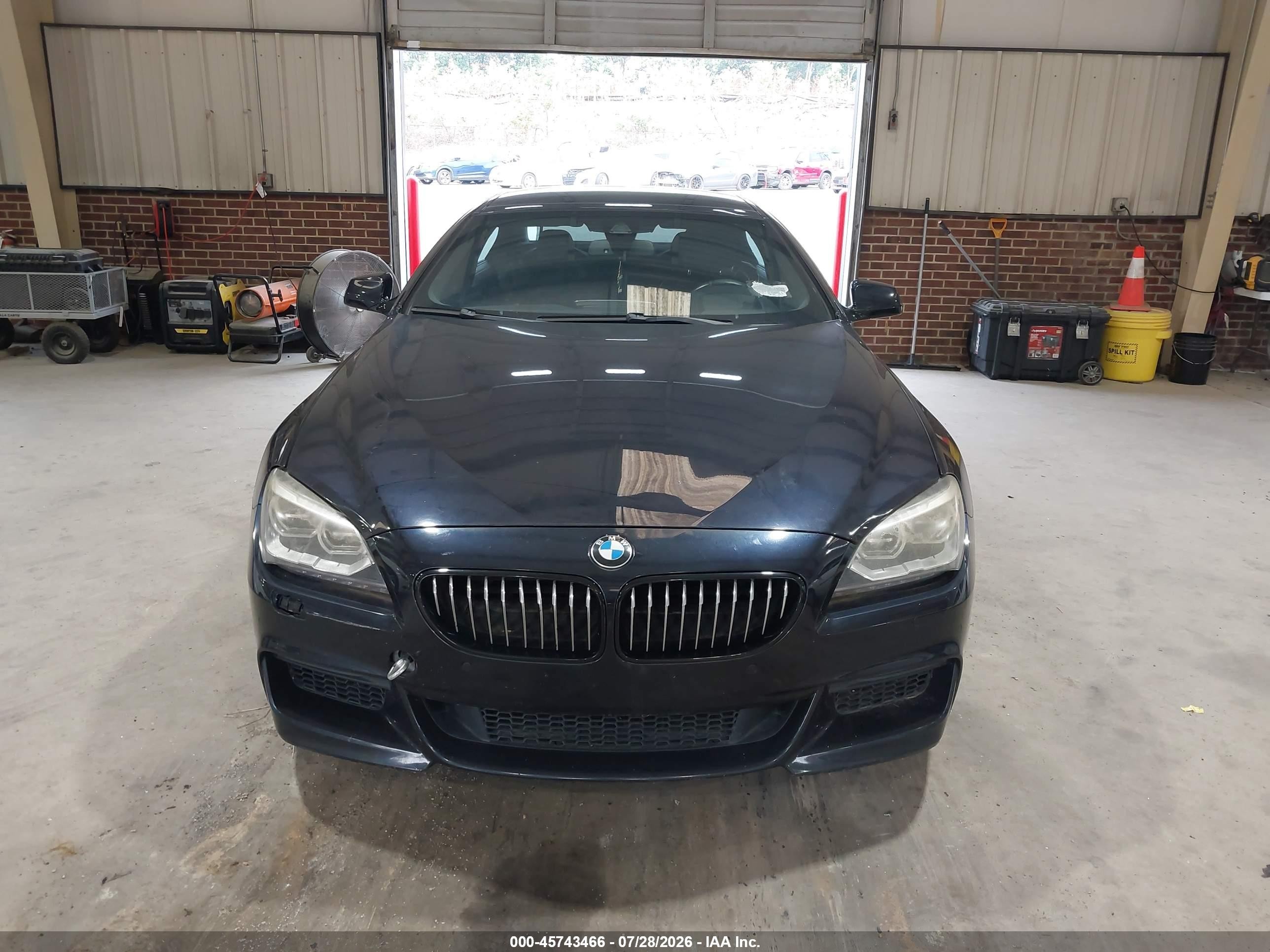 2013 Bmw 650i Gran Coupe   Dark Blue vin: WBA6B2C56DDG66754