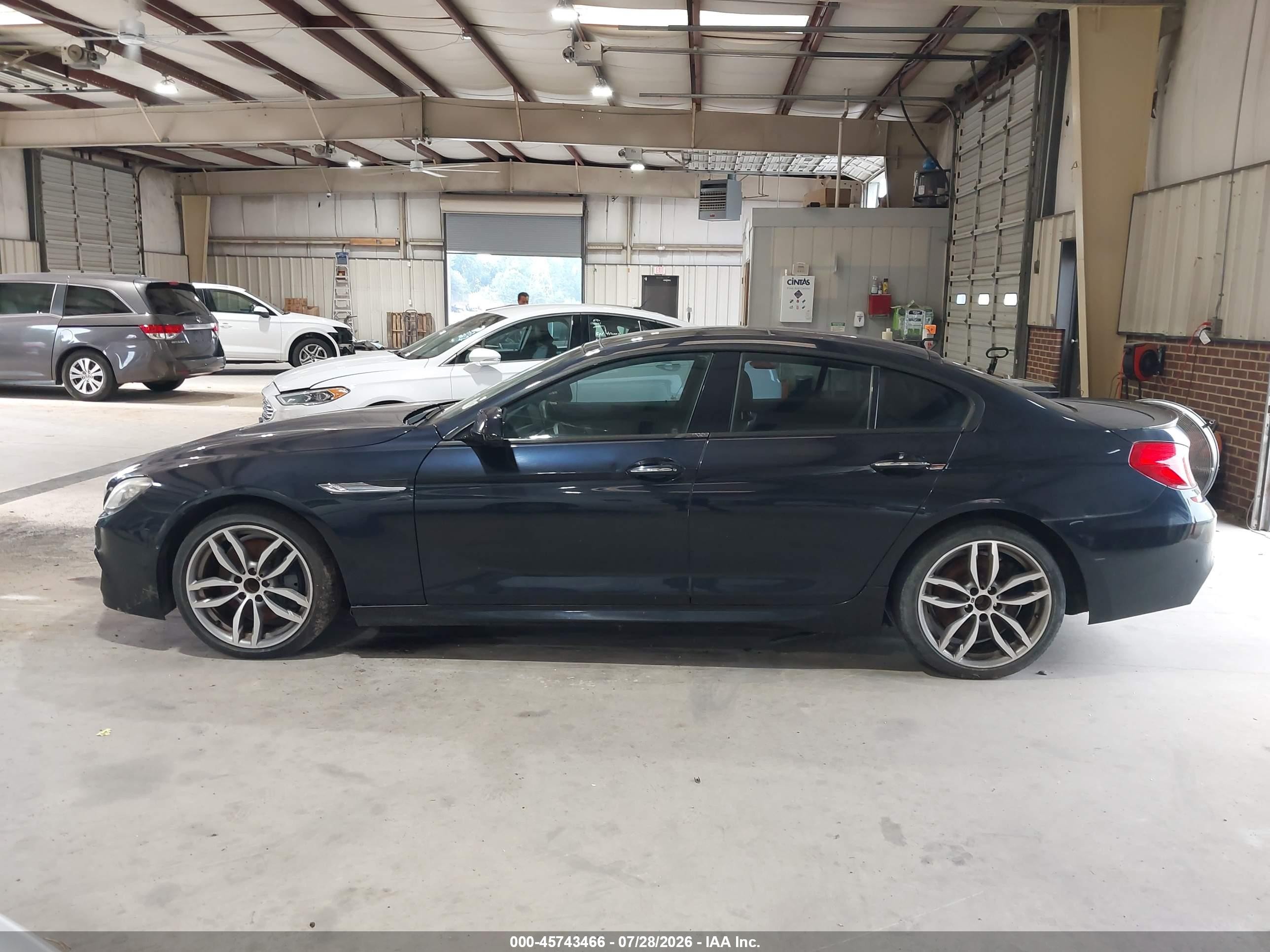 2013 Bmw 650i Gran Coupe   Dark Blue vin: WBA6B2C56DDG66754