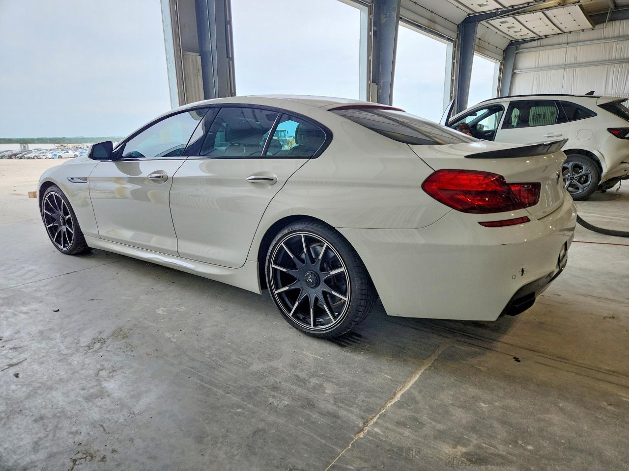 2014 Bmw 650 I Gran Coupe White vin: WBA6B2C56ED129672