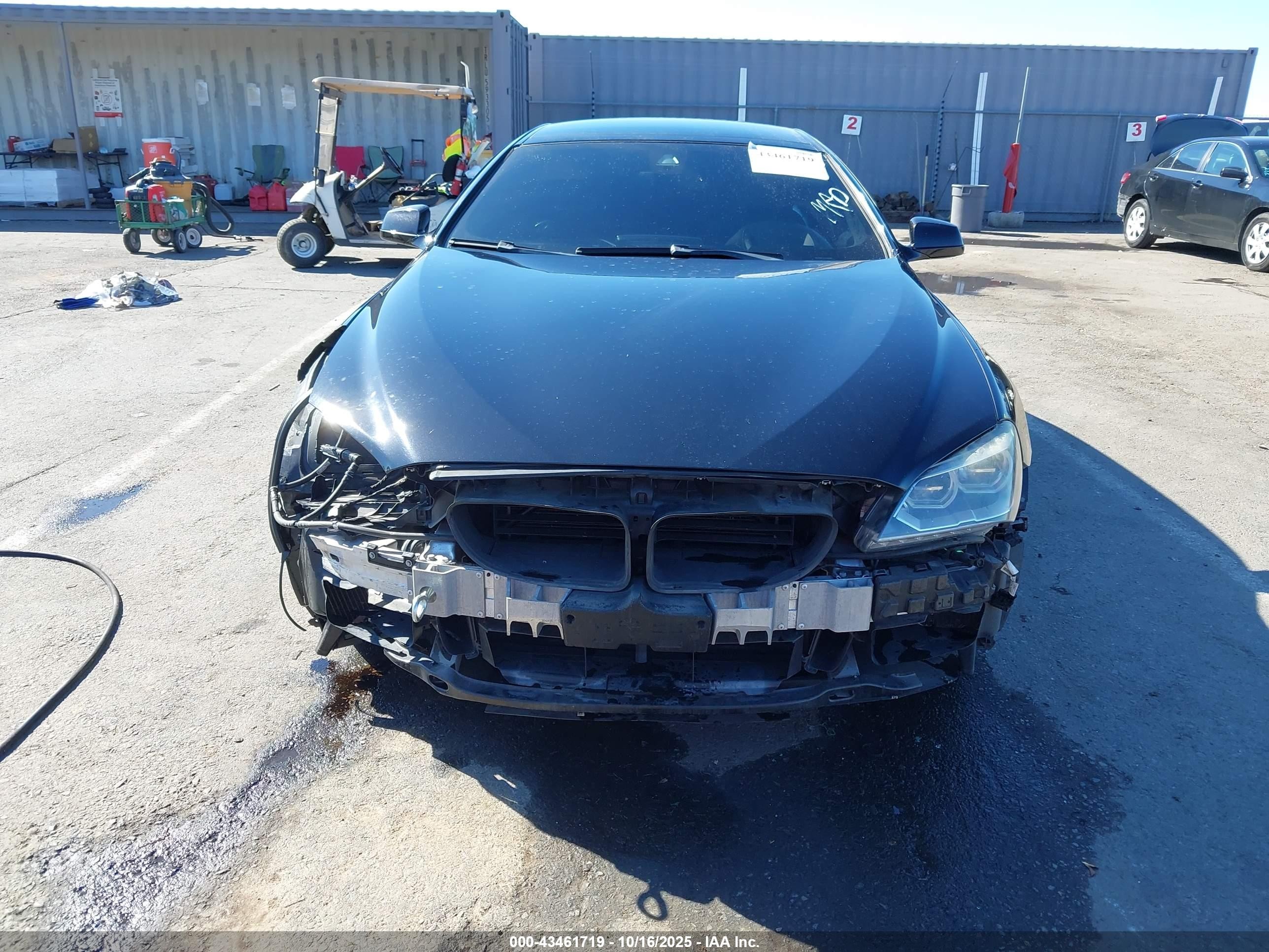 2015 Bmw 650i Gran Coupe   Black vin: WBA6B2C57FD799149