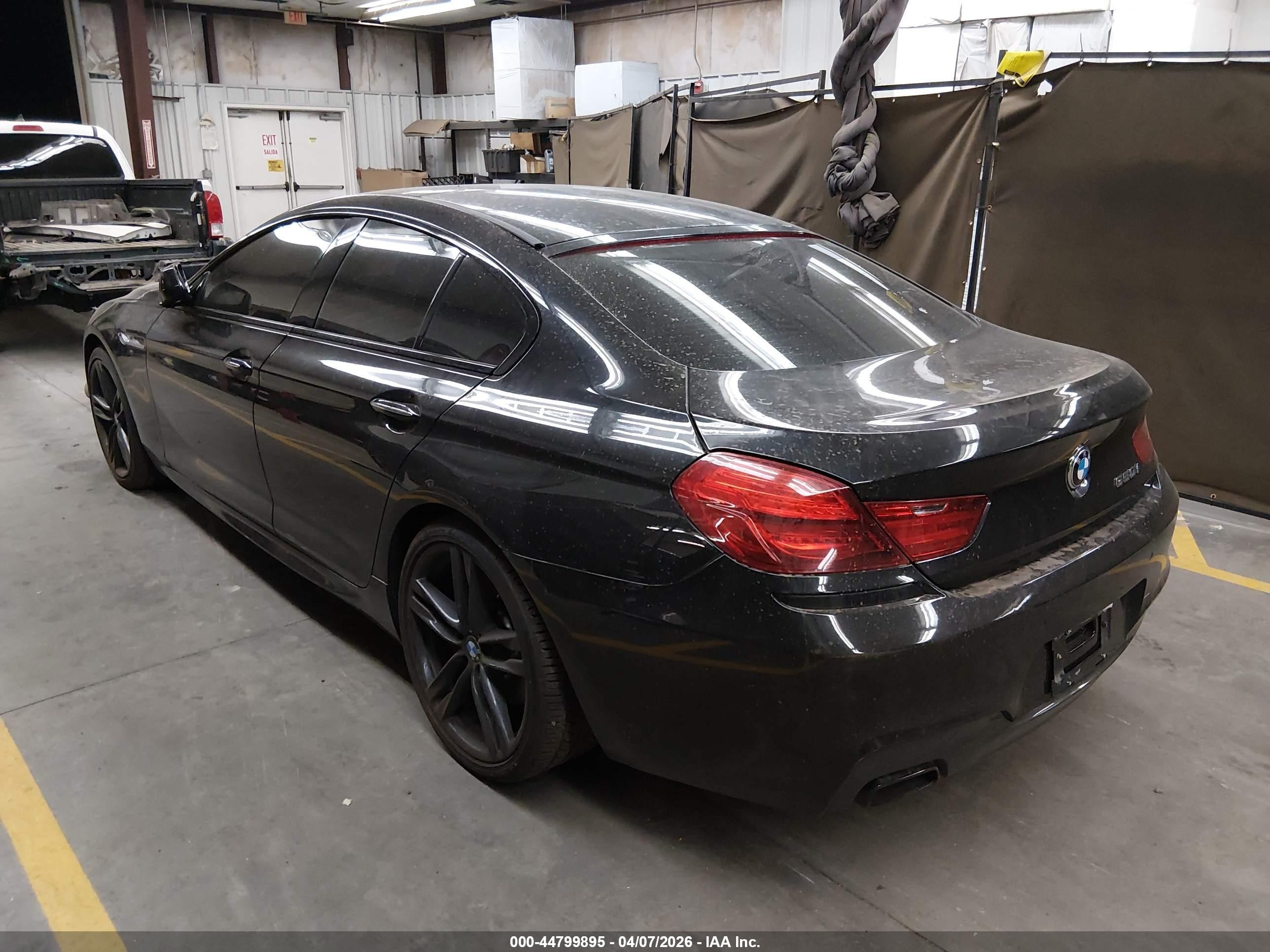 2015 Bmw 650i Gran Coupe   Black vin: WBA6B2C57FGB99183