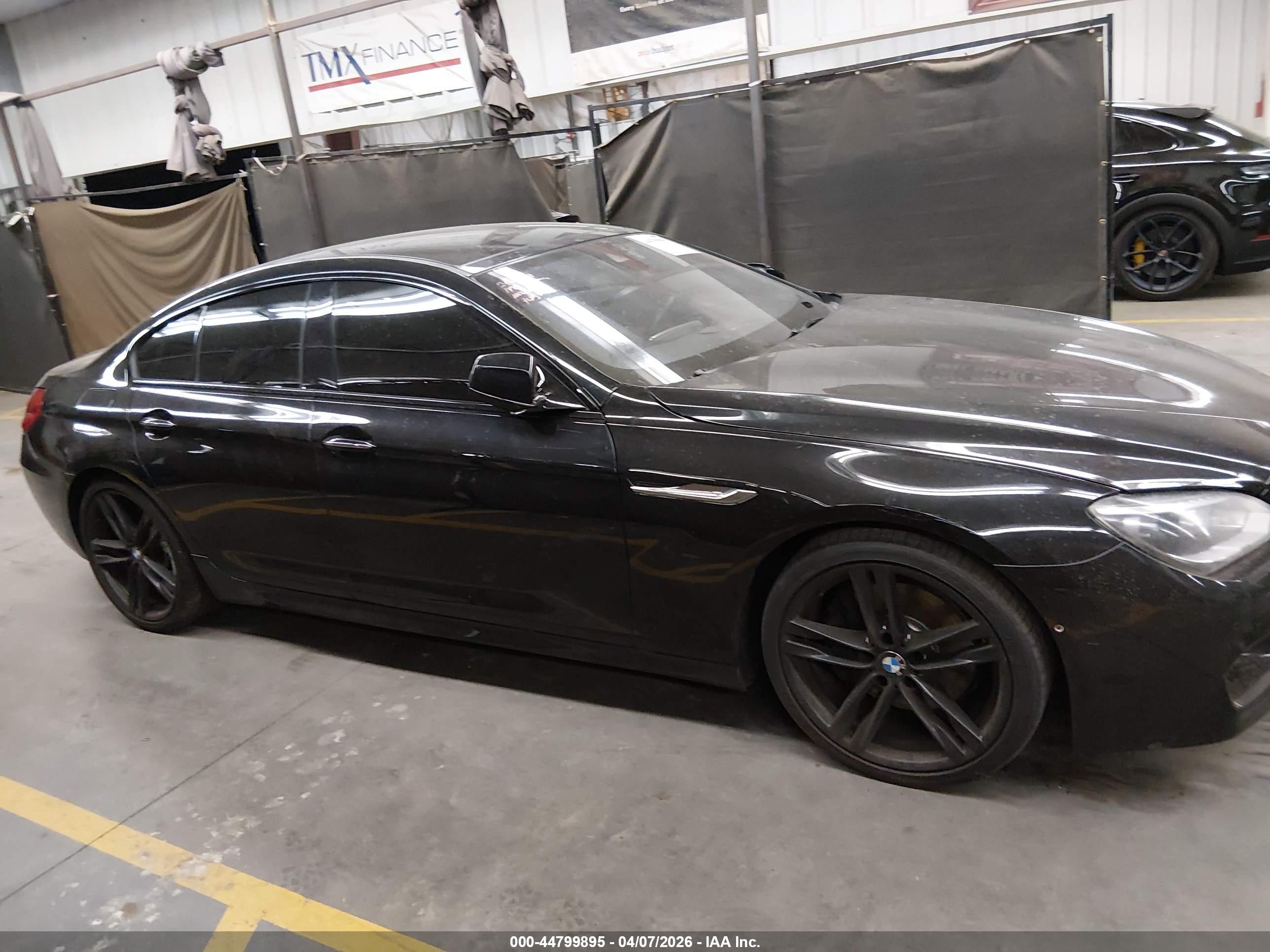 2015 Bmw 650i Gran Coupe   Black vin: WBA6B2C57FGB99183