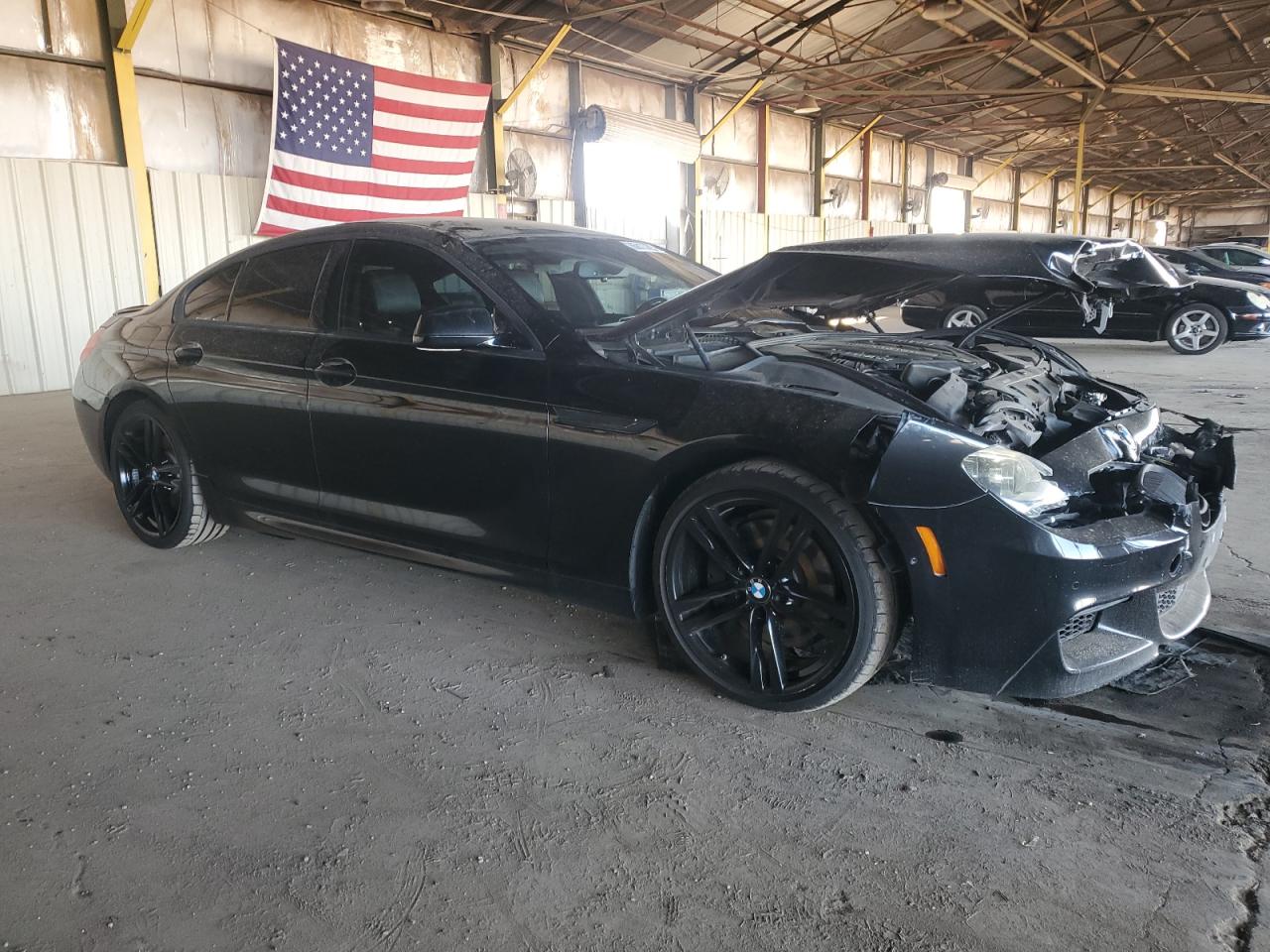 2013 Bmw 650 I Black vin: WBA6B2C58DD128120