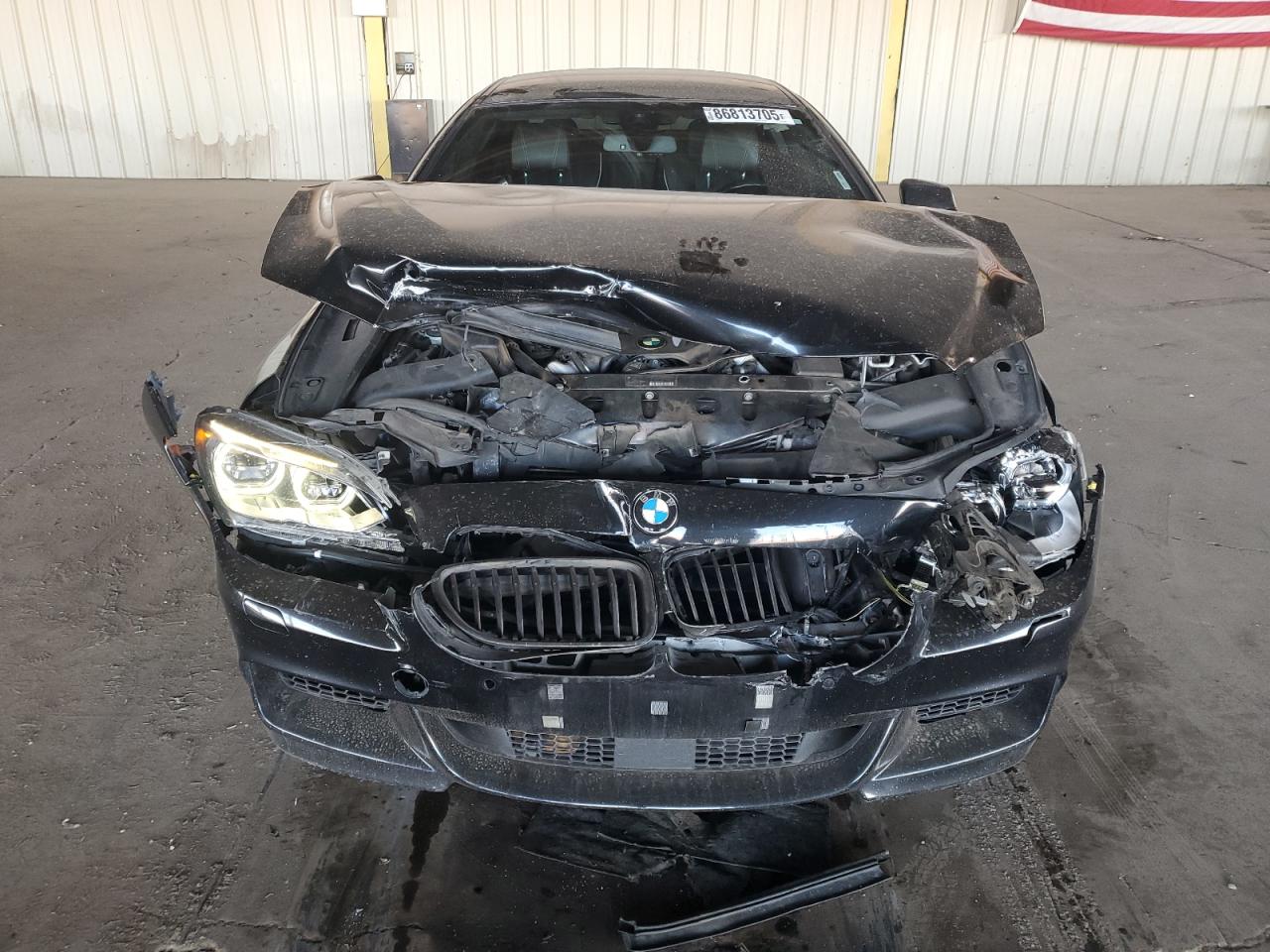 2013 Bmw 650 I Black vin: WBA6B2C58DD128120