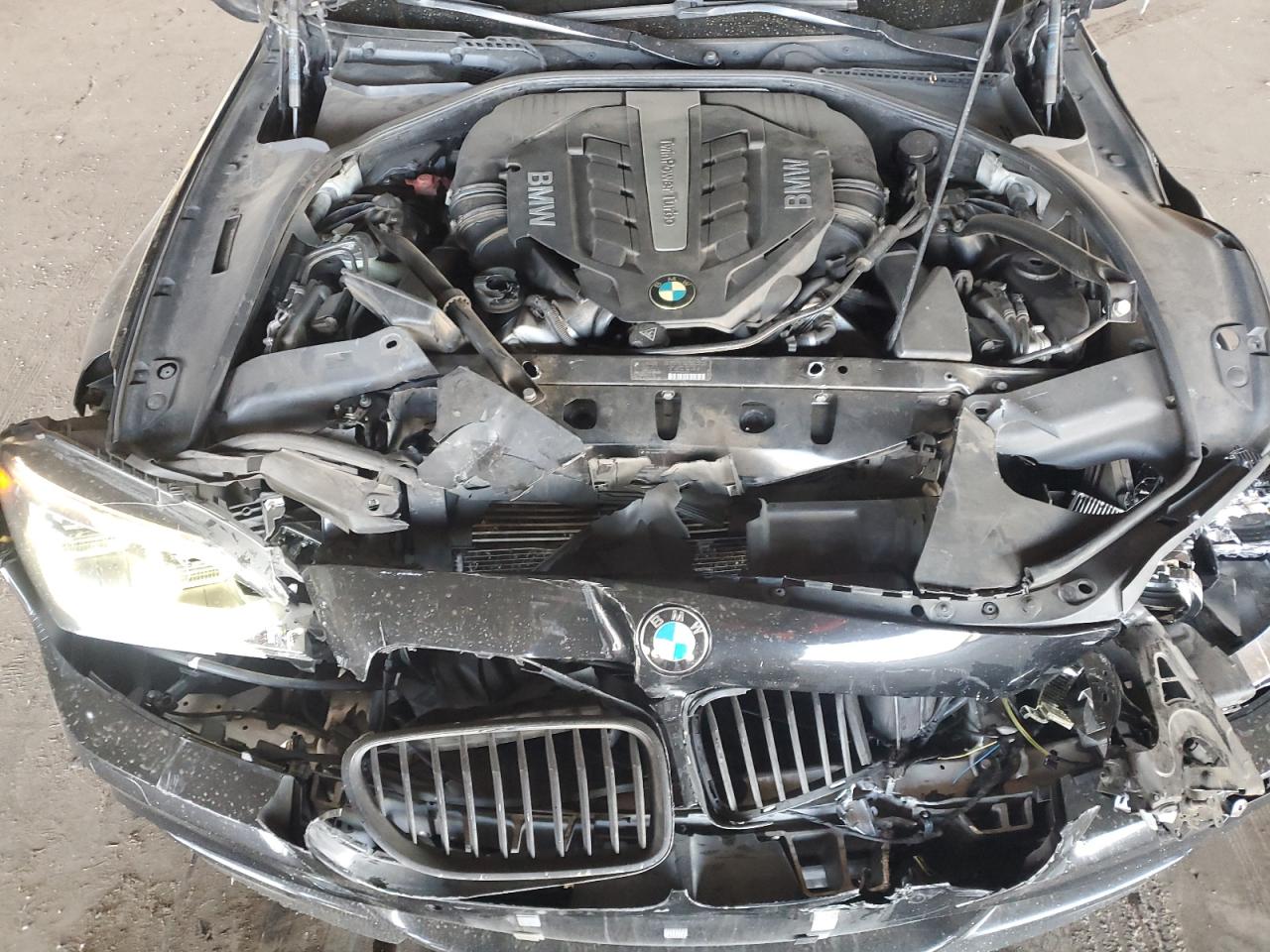2013 Bmw 650 I Black vin: WBA6B2C58DD128120