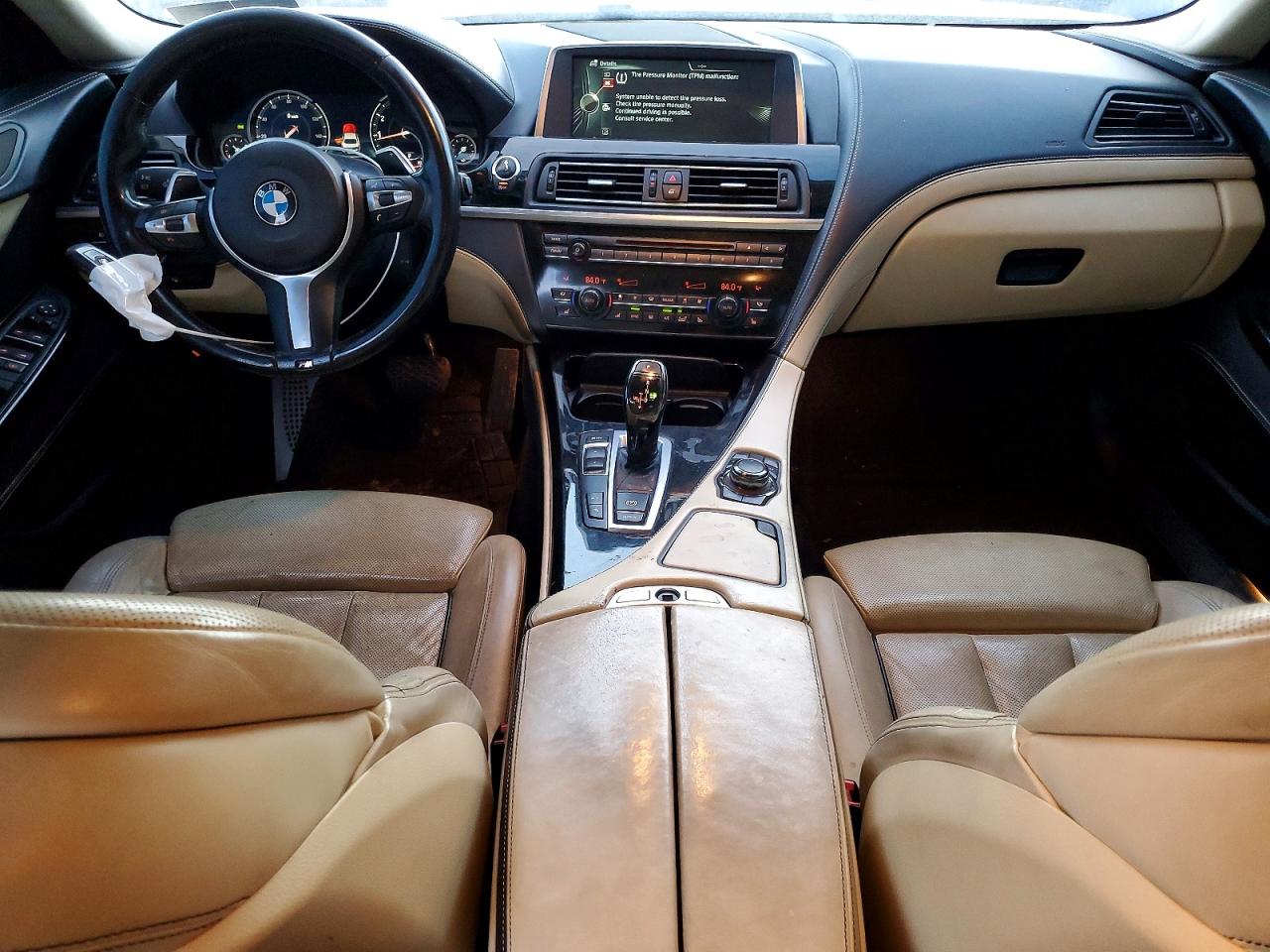 2014 Bmw 650 I Gran Coupe Silver vin: WBA6B2C58ED129916