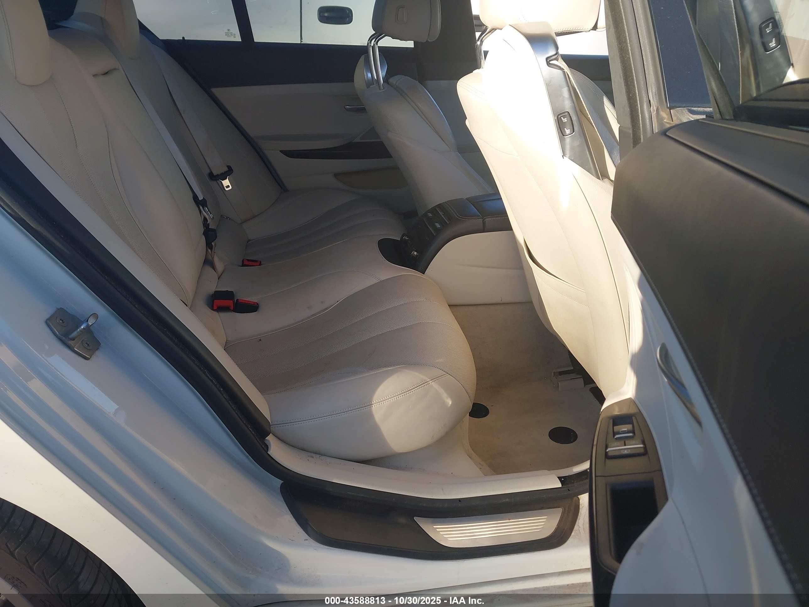 2015 Bmw 650i Gran Coupe   White vin: WBA6B2C58FGB99239