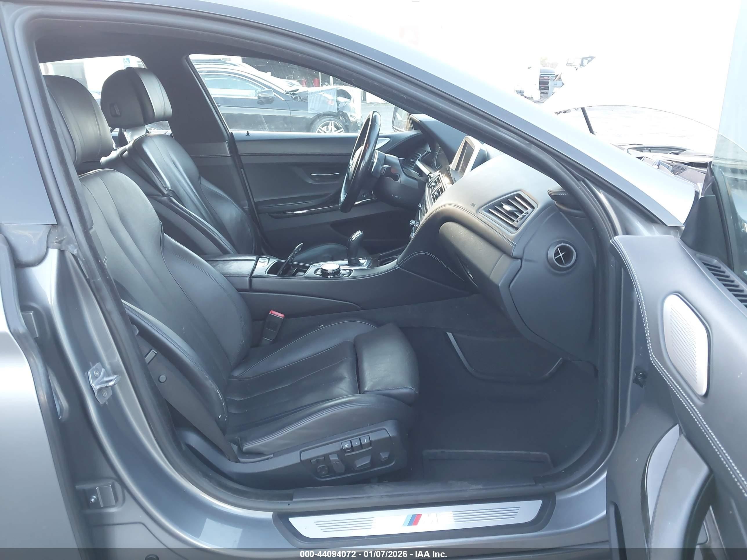 2015 Bmw 650i Gran Coupe   Gray vin: WBA6B2C58FGB99368