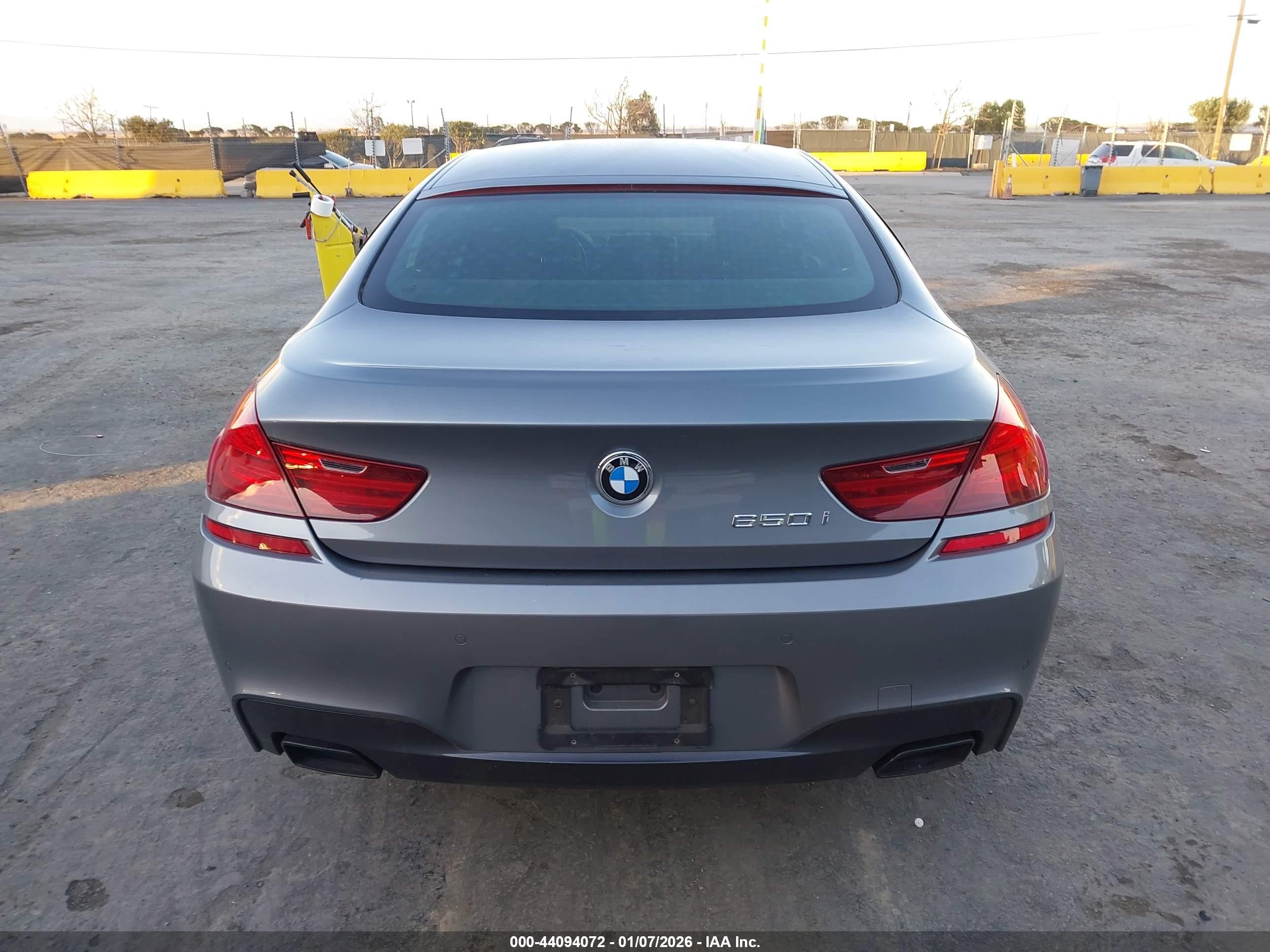 2015 Bmw 650i Gran Coupe   Gray vin: WBA6B2C58FGB99368