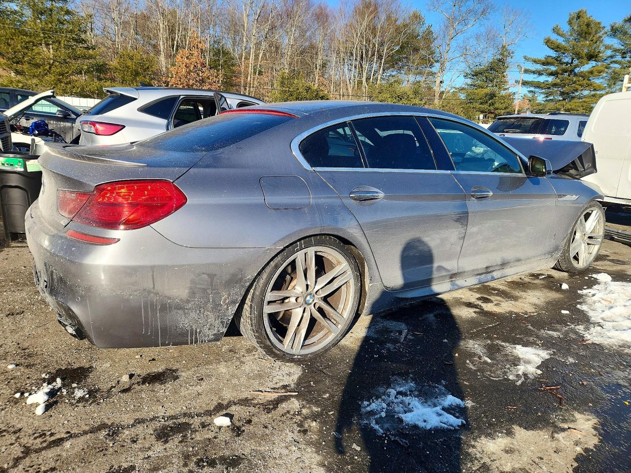 2013 Bmw 650 I Silver vin: WBA6B2C59DDG66599
