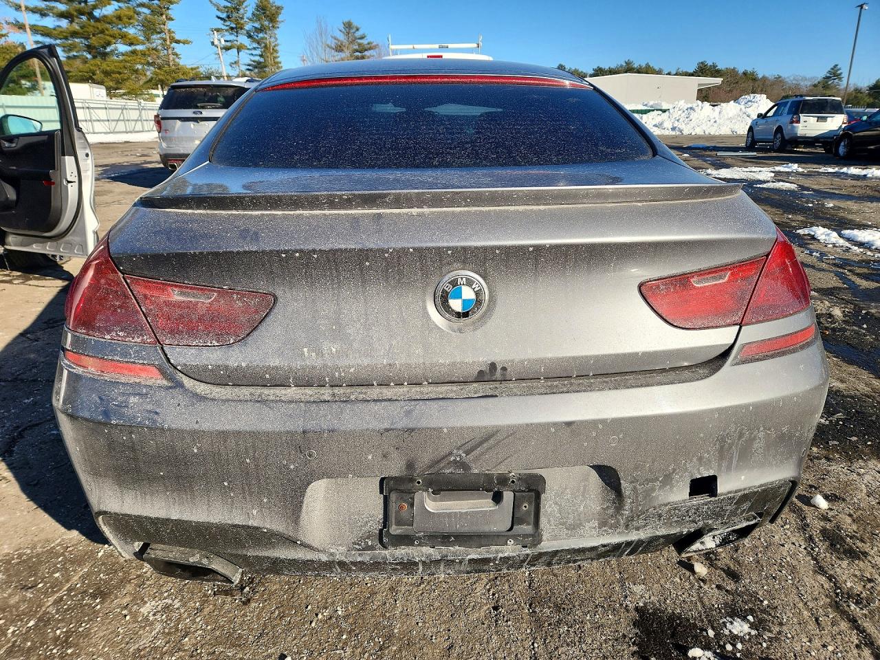 2013 Bmw 650 I Silver vin: WBA6B2C59DDG66599