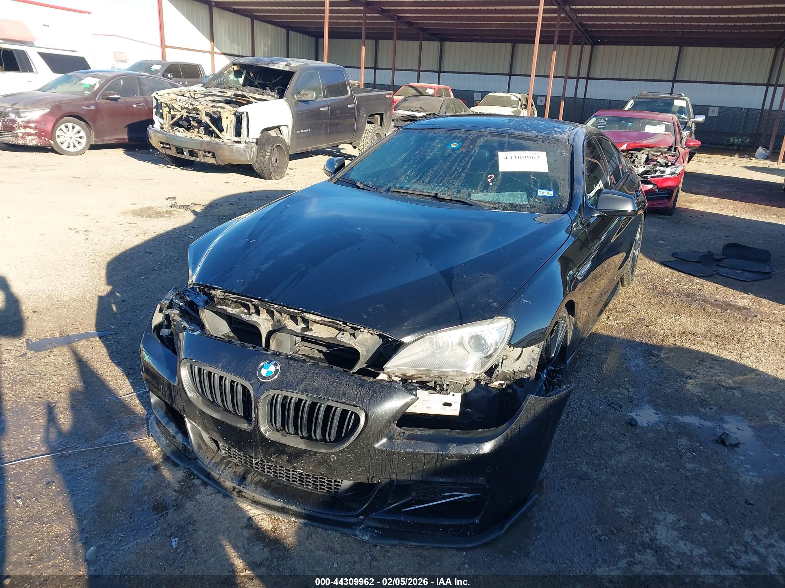 2014 Bmw 650i Gran Coupe   Black vin: WBA6B2C59ED129147