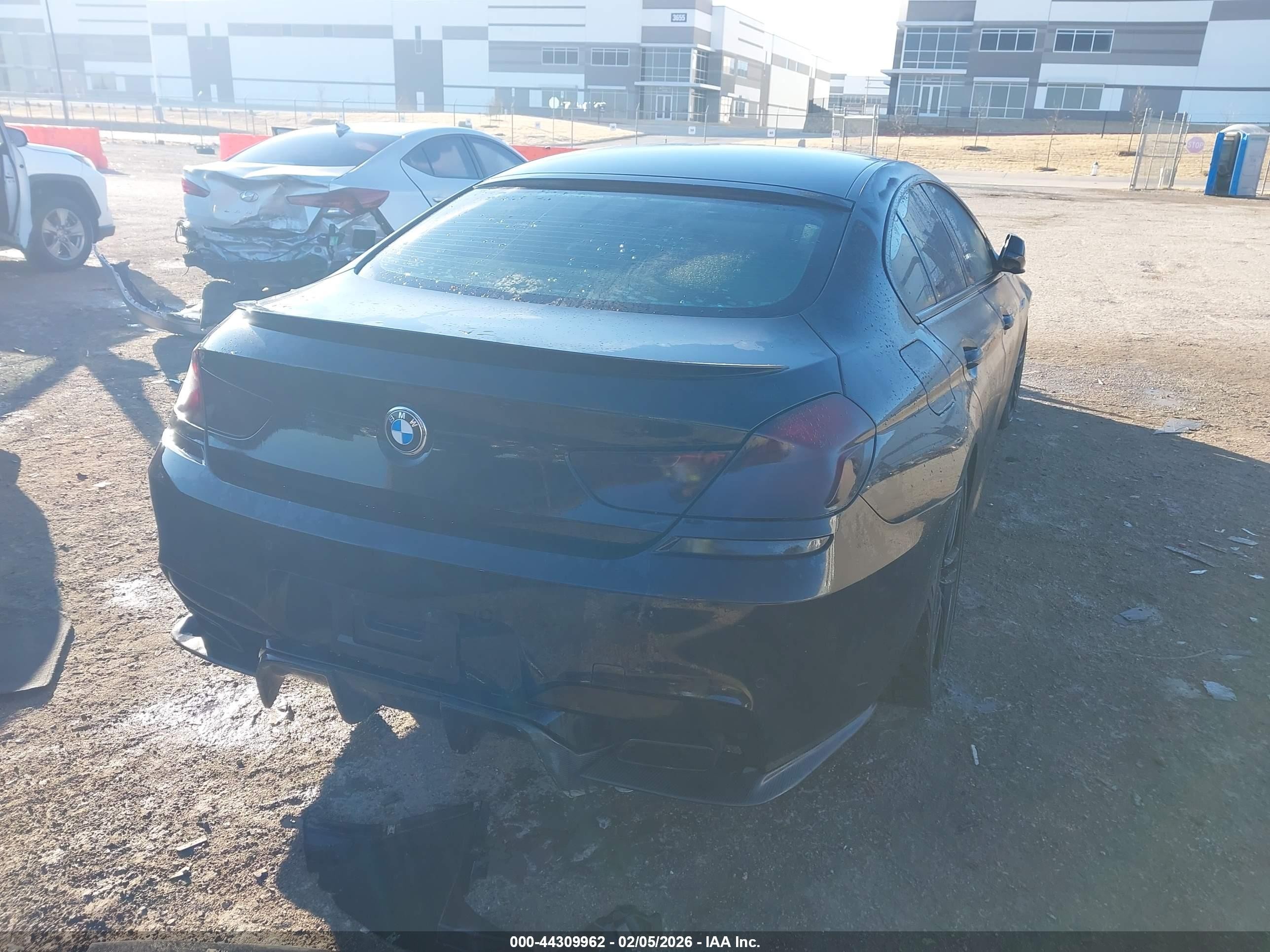 2014 Bmw 650i Gran Coupe   Black vin: WBA6B2C59ED129147