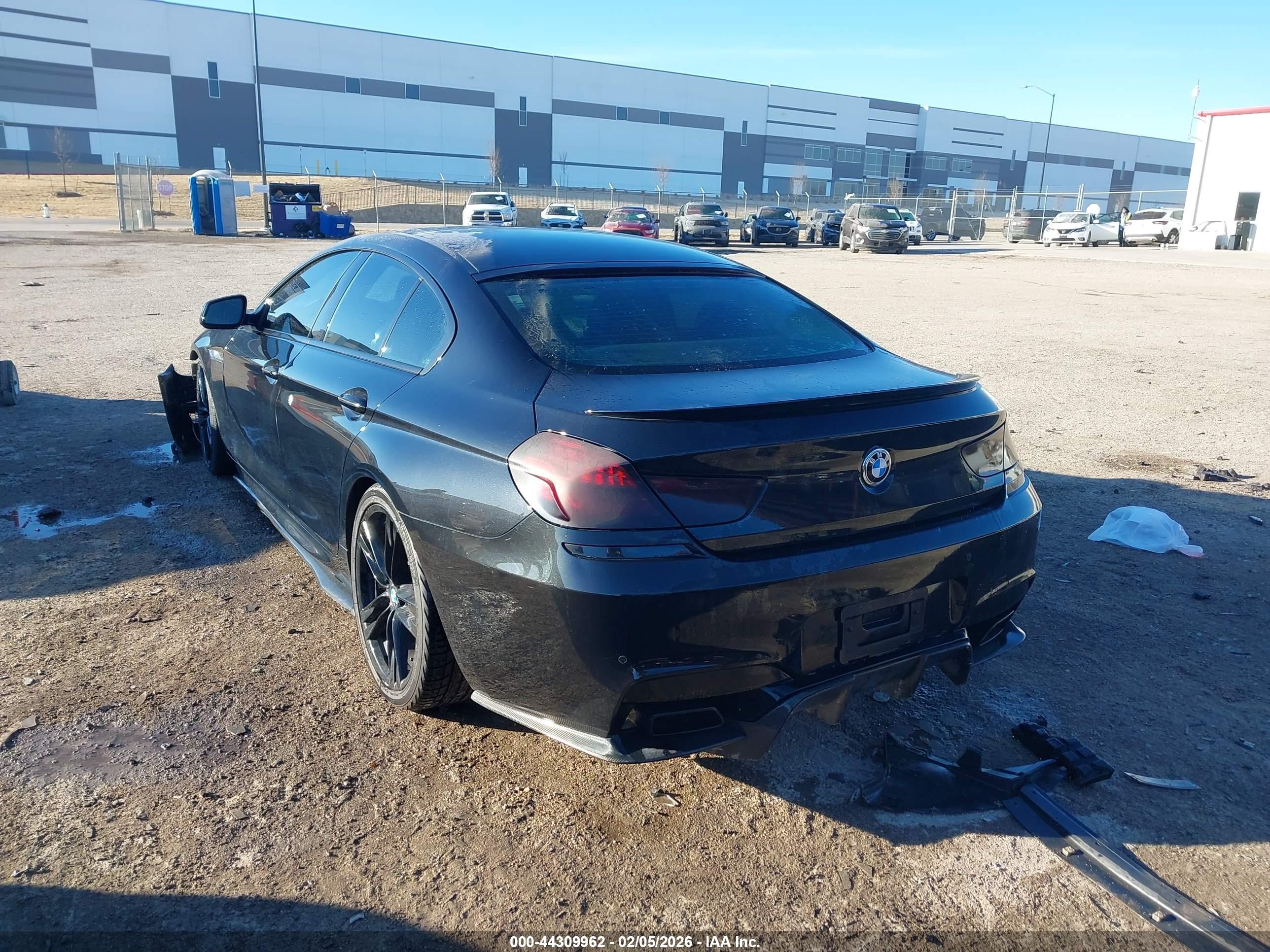2014 Bmw 650i Gran Coupe   Black vin: WBA6B2C59ED129147