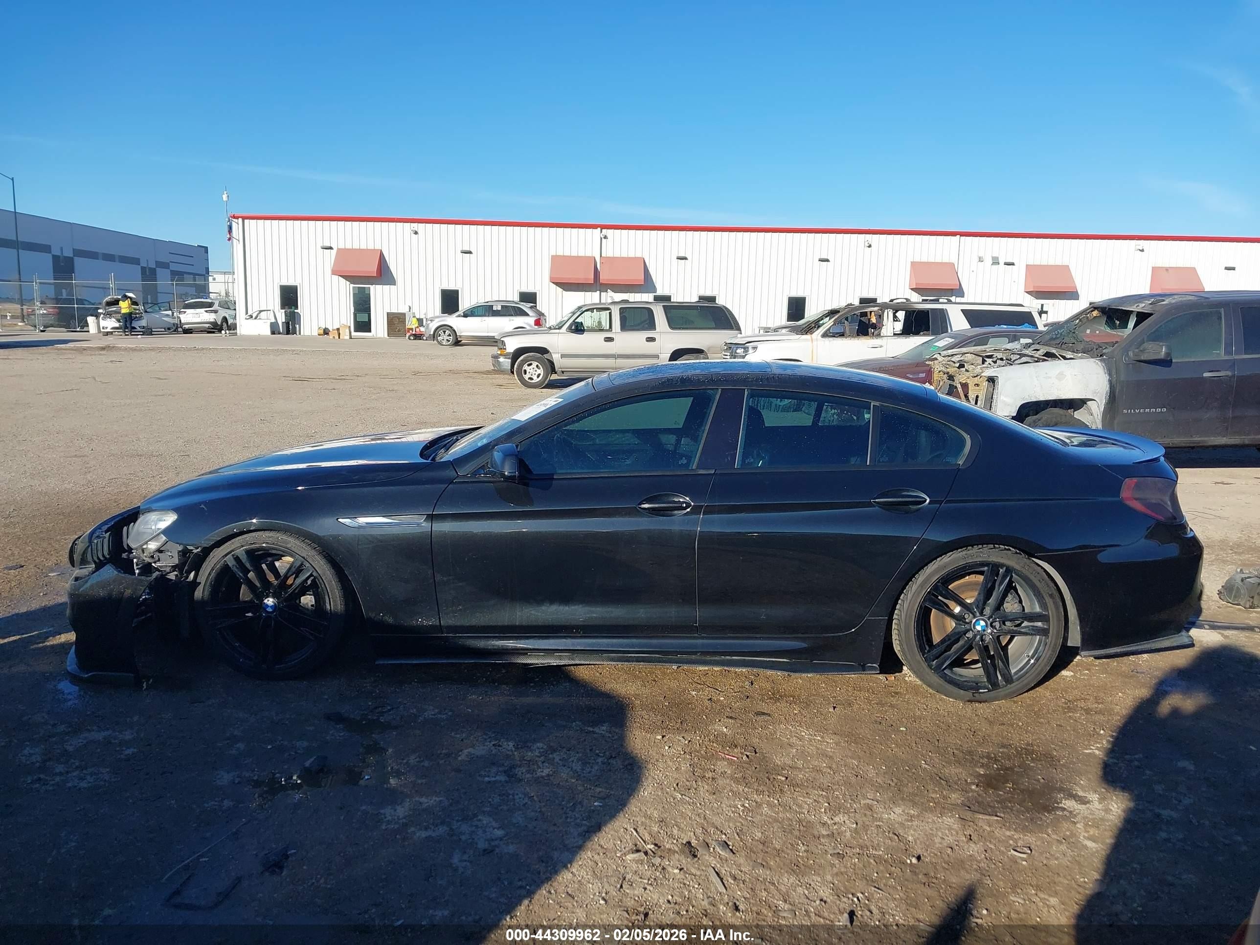2014 Bmw 650i Gran Coupe   Black vin: WBA6B2C59ED129147