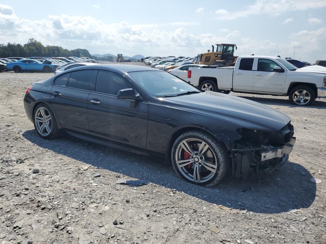 2014 Bmw 650 I Gran Coupe Black vin: WBA6B2C59ED129178