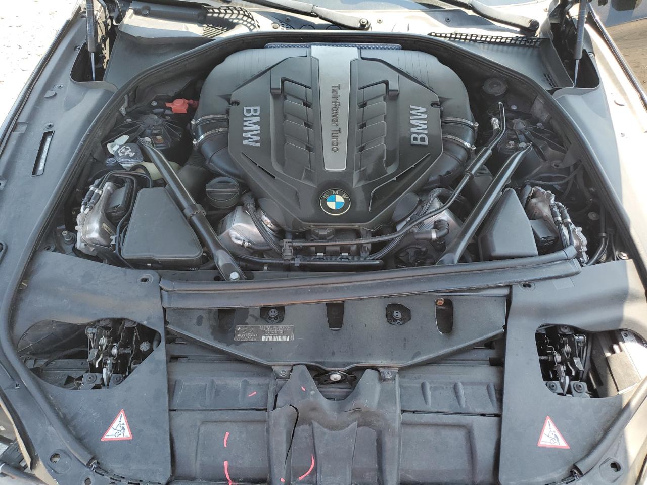 2014 Bmw 650 I Gran Coupe Black vin: WBA6B2C59ED129178