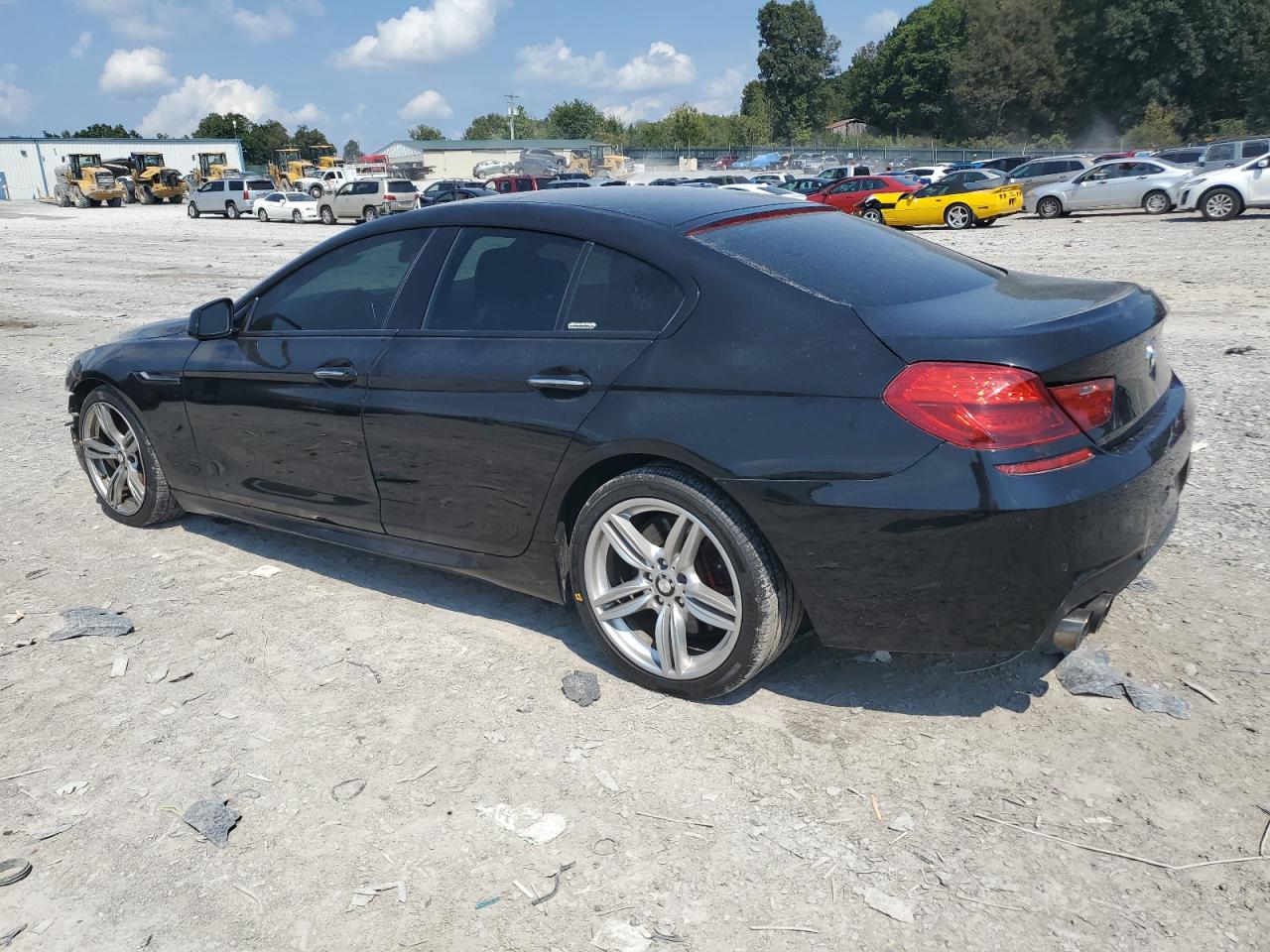2014 Bmw 650 I Gran Coupe Black vin: WBA6B2C59ED129178