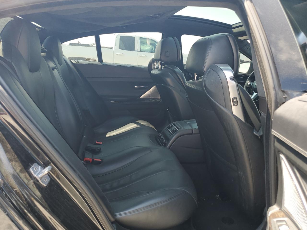 2014 Bmw 650 I Gran Coupe Black vin: WBA6B2C59ED129178