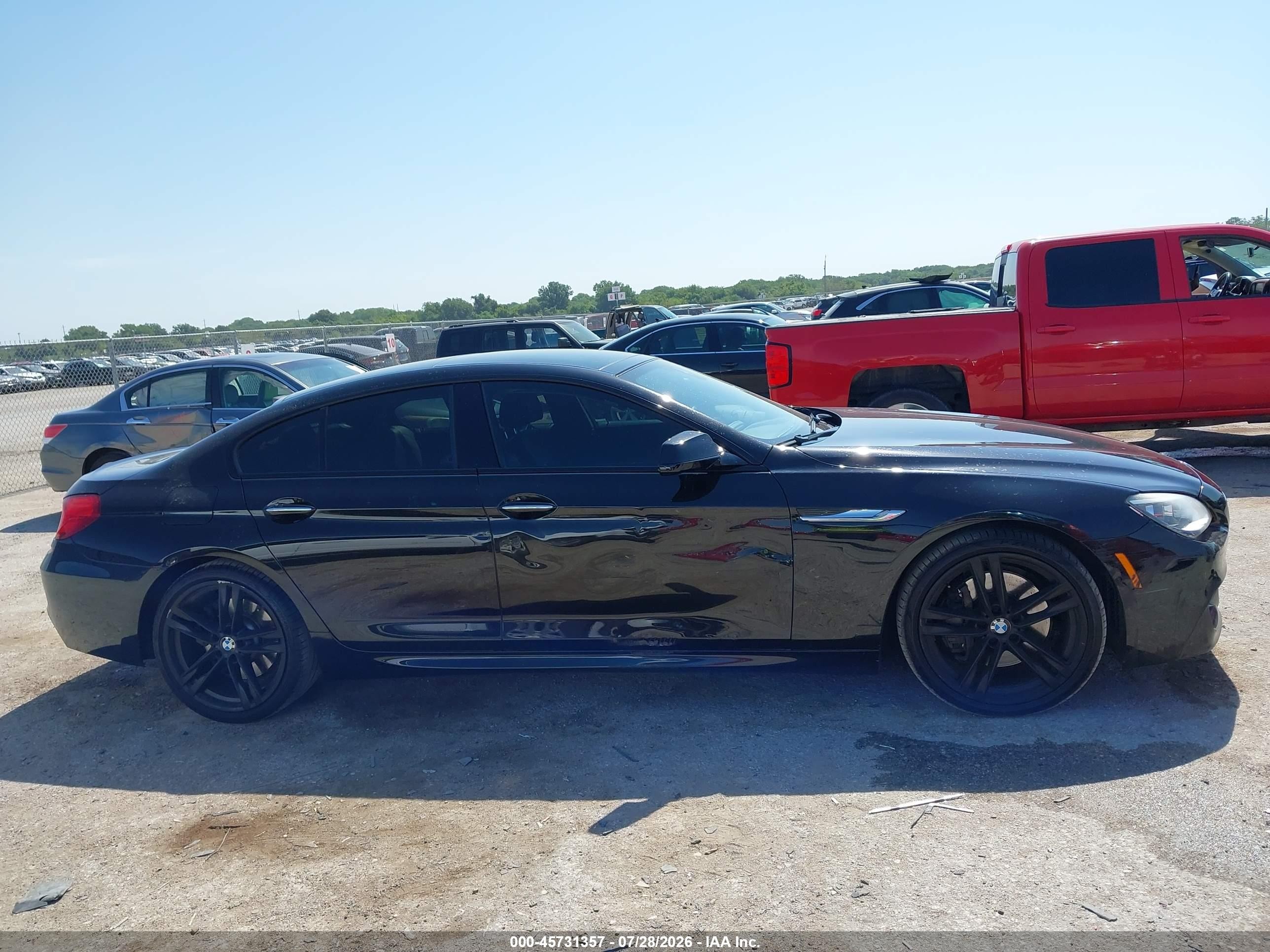 2015 Bmw 650i Gran Coupe   Black vin: WBA6B2C59FD129957