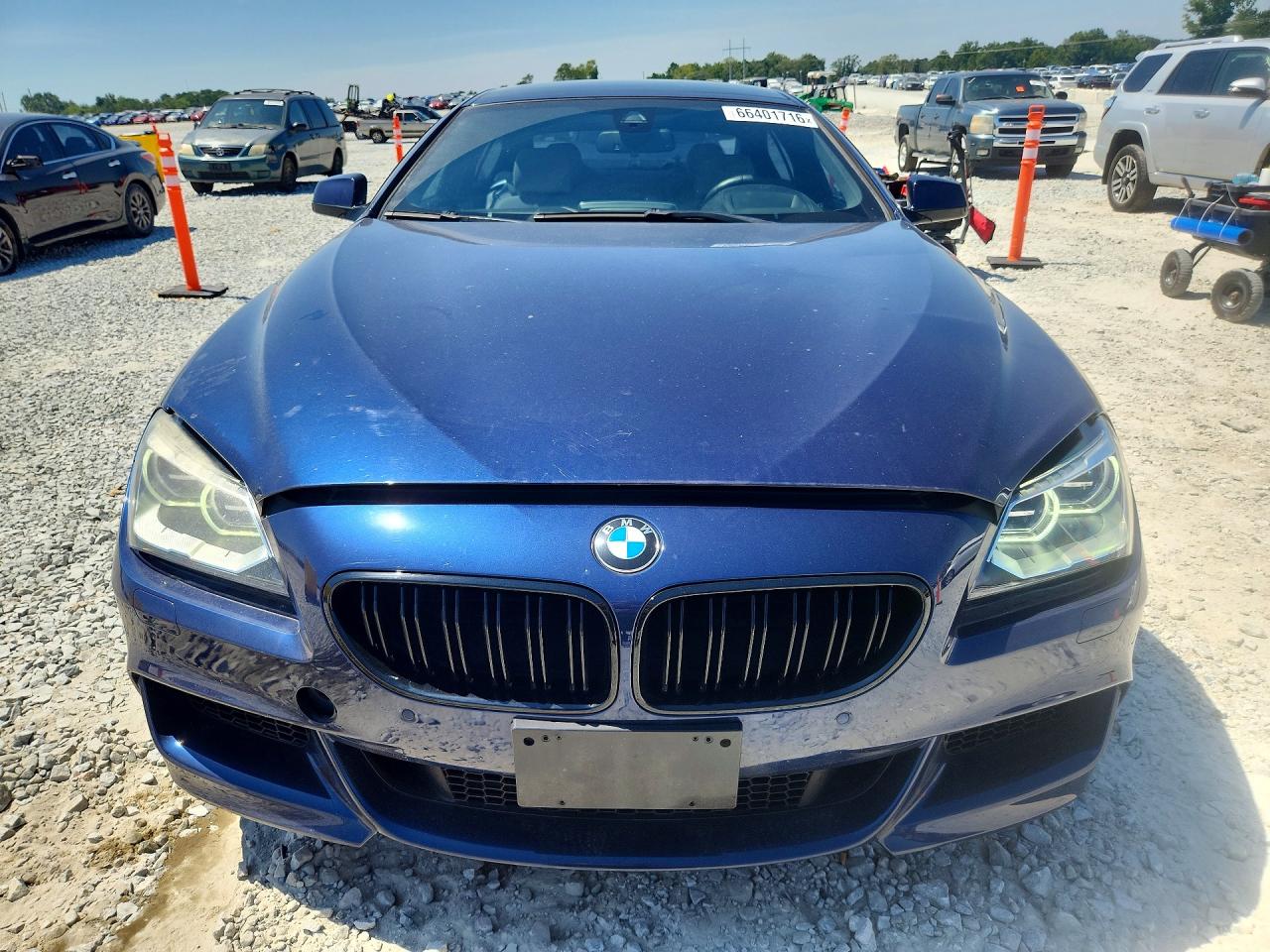2015 Bmw 650 I Gran Coupe Blue vin: WBA6B2C59FD130011