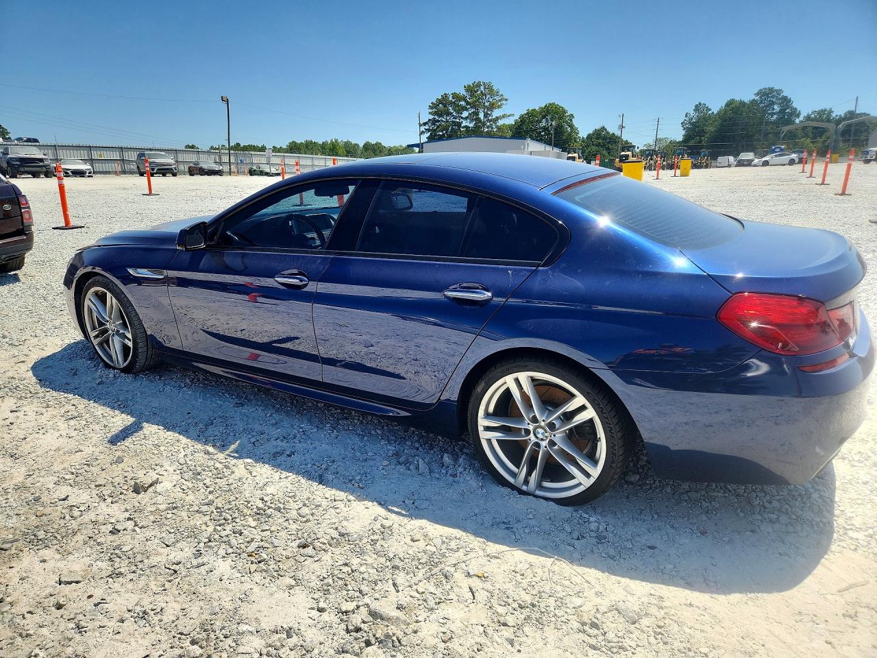 2015 Bmw 650 I Gran Coupe Blue vin: WBA6B2C59FD130011