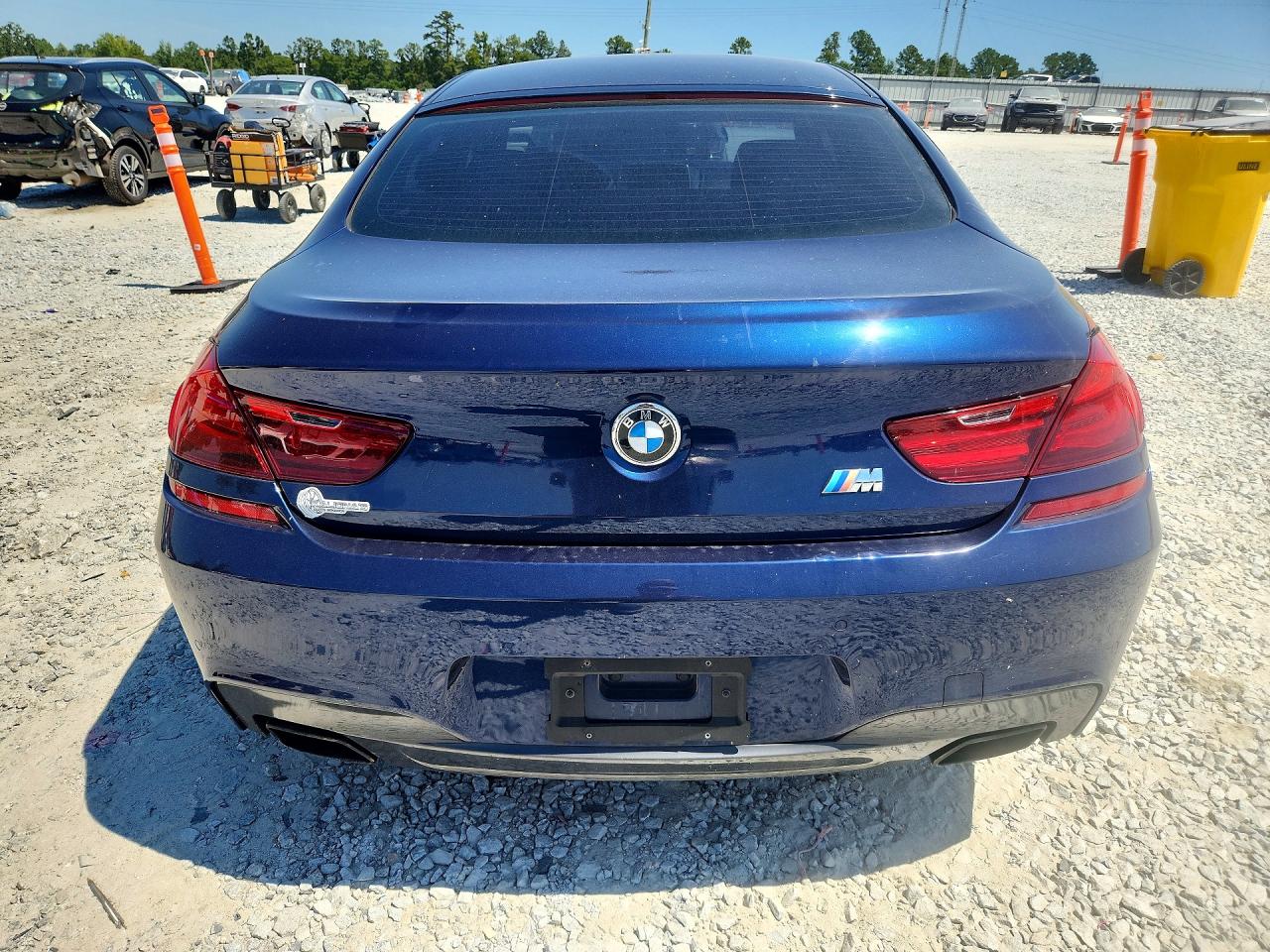 2015 Bmw 650 I Gran Coupe Blue vin: WBA6B2C59FD130011
