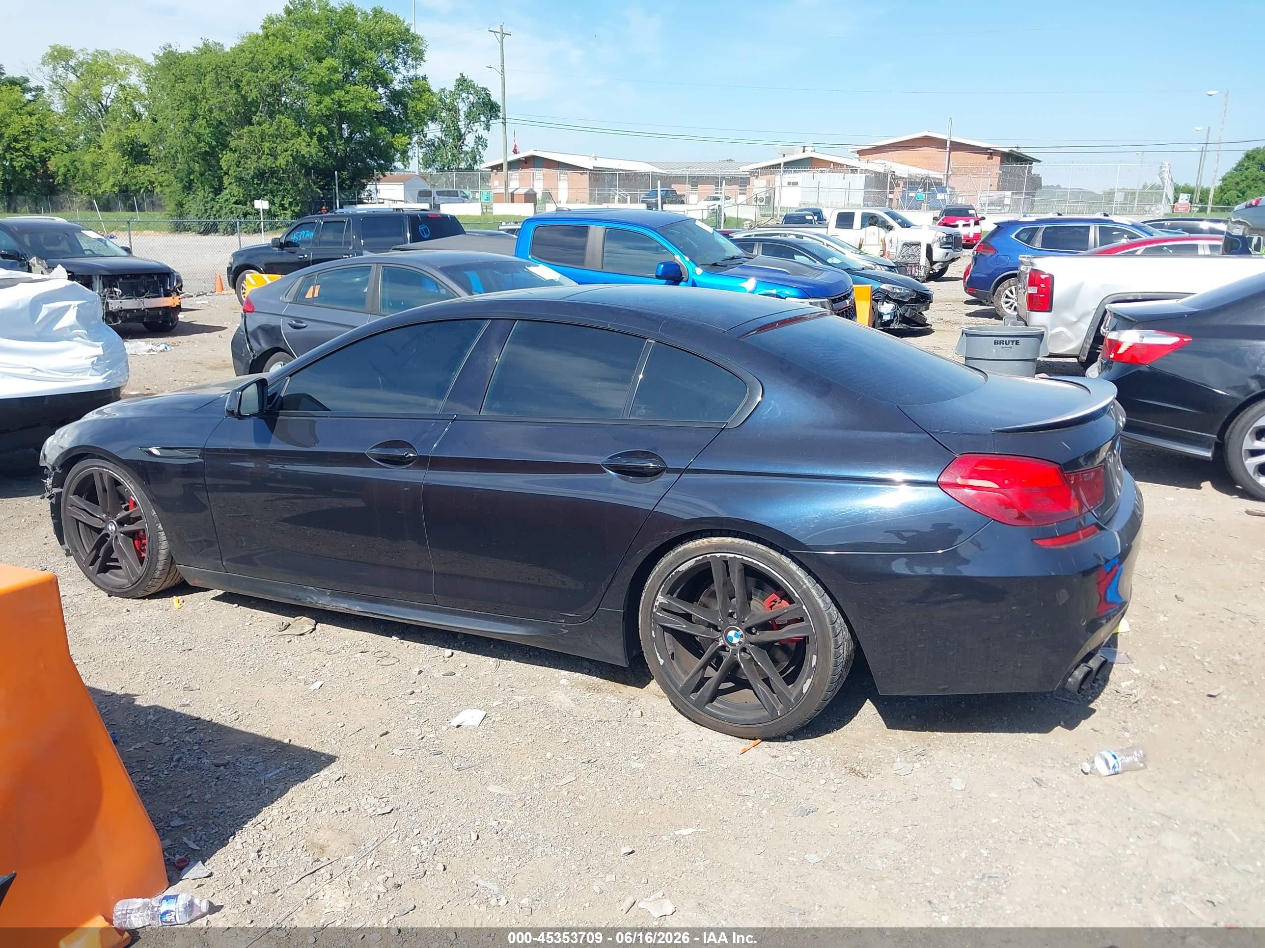 2015 Bmw 650i Gran Coupe   Blue vin: WBA6B2C59FD799198
