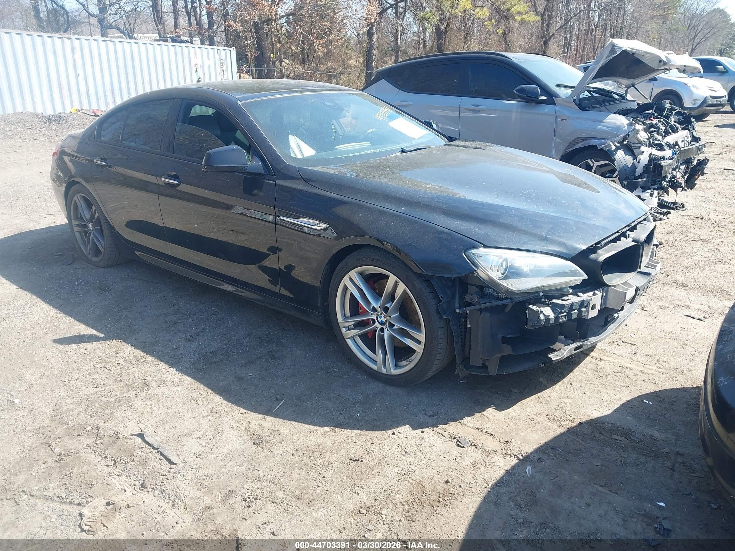 2015 Bmw 650i Gran Coupe   Black vin: WBA6B2C59FGB99332