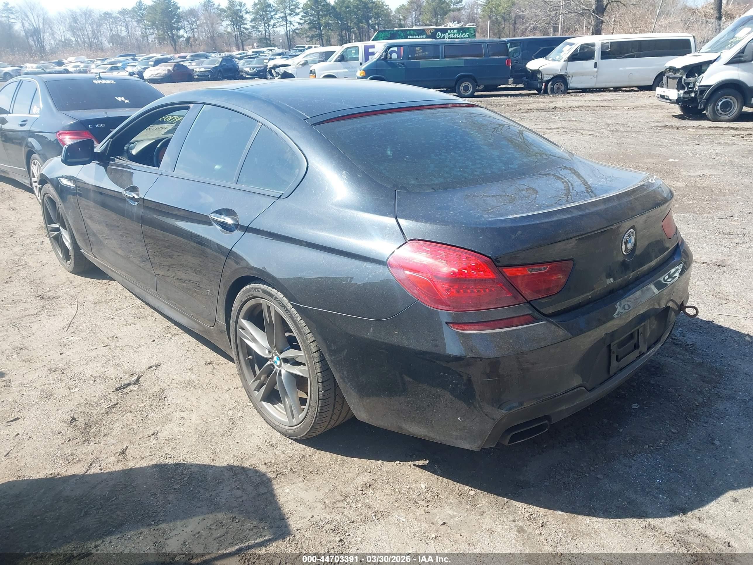2015 Bmw 650i Gran Coupe   Black vin: WBA6B2C59FGB99332