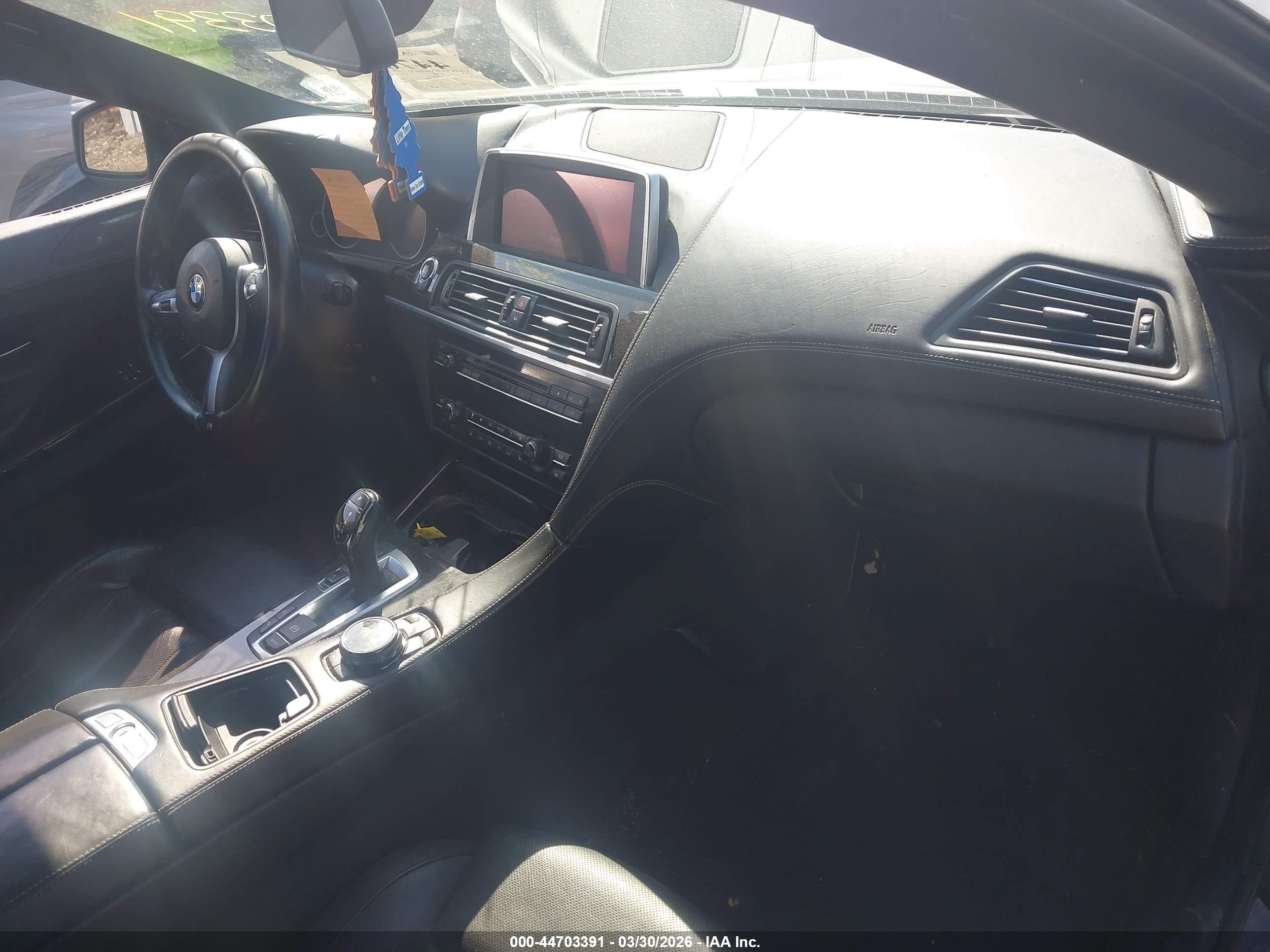 2015 Bmw 650i Gran Coupe   Black vin: WBA6B2C59FGB99332