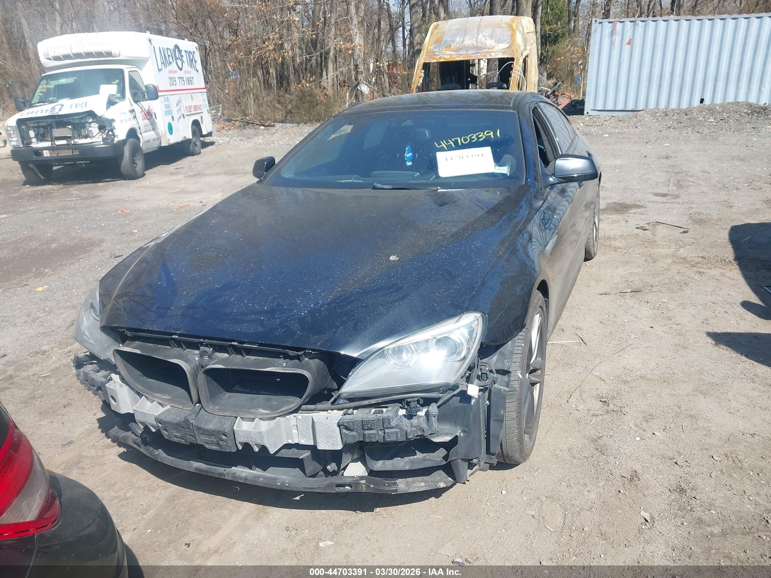 2015 Bmw 650i Gran Coupe   Black vin: WBA6B2C59FGB99332