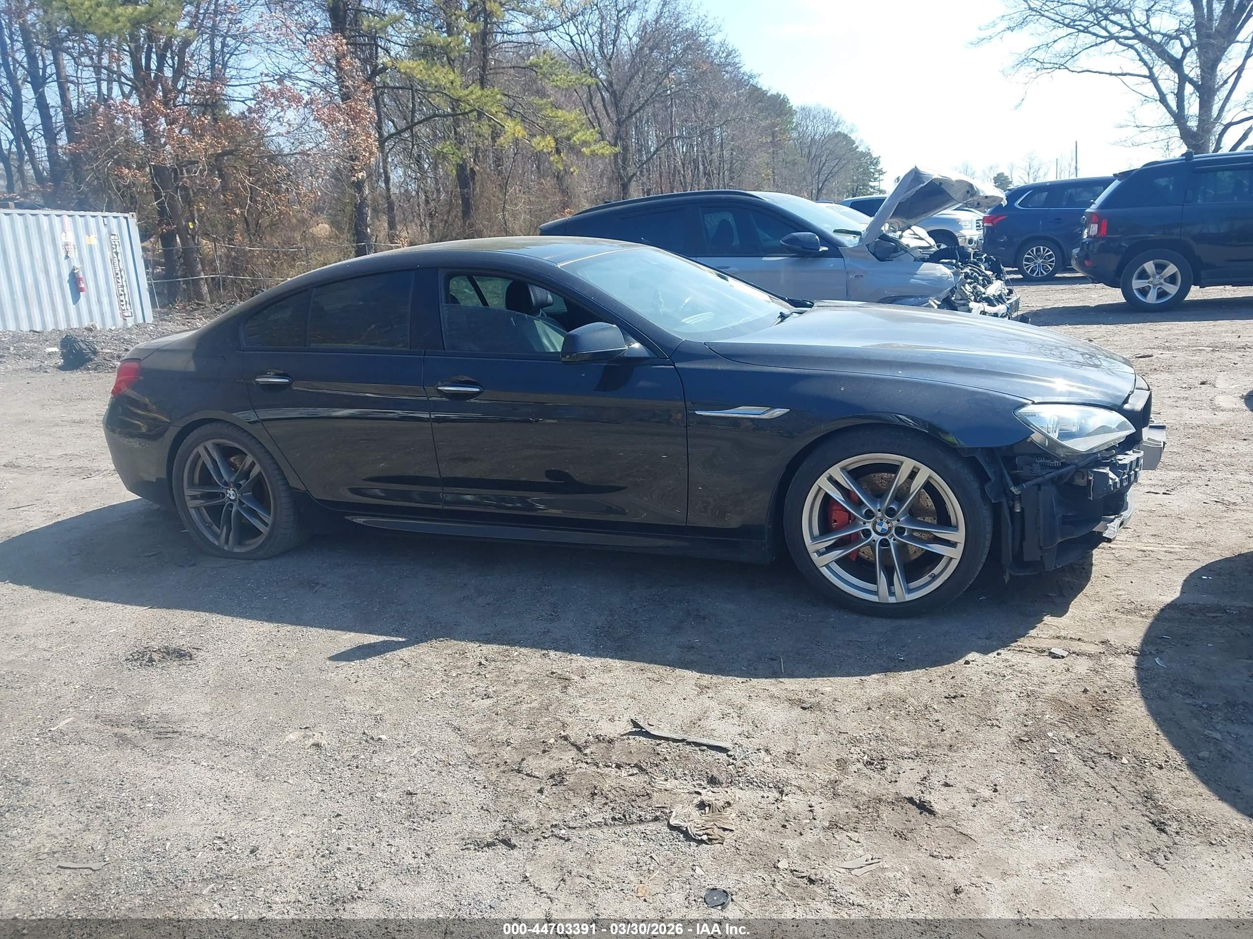 2015 Bmw 650i Gran Coupe   Black vin: WBA6B2C59FGB99332