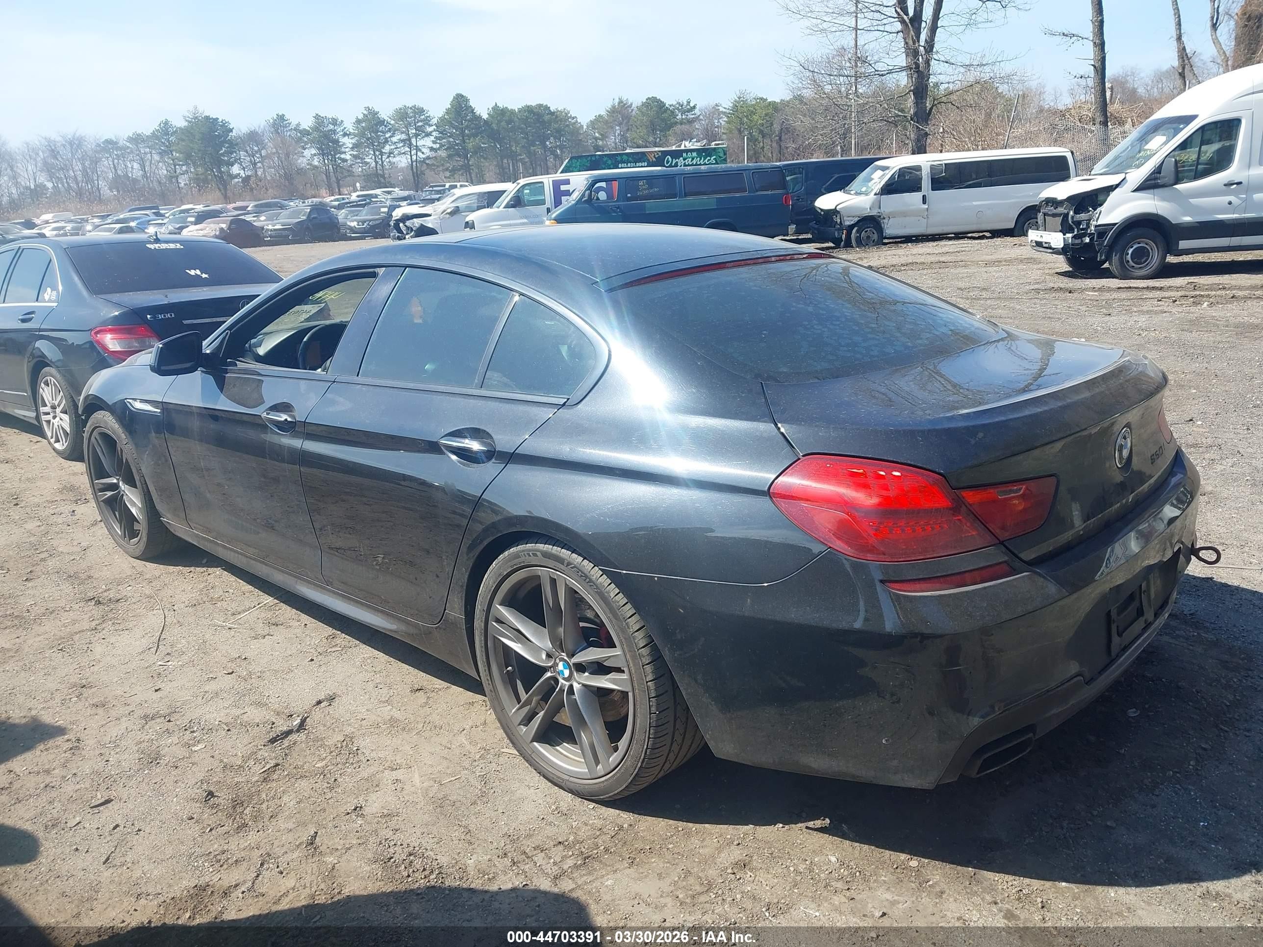 2015 Bmw 650i Gran Coupe   Black vin: WBA6B2C59FGB99332