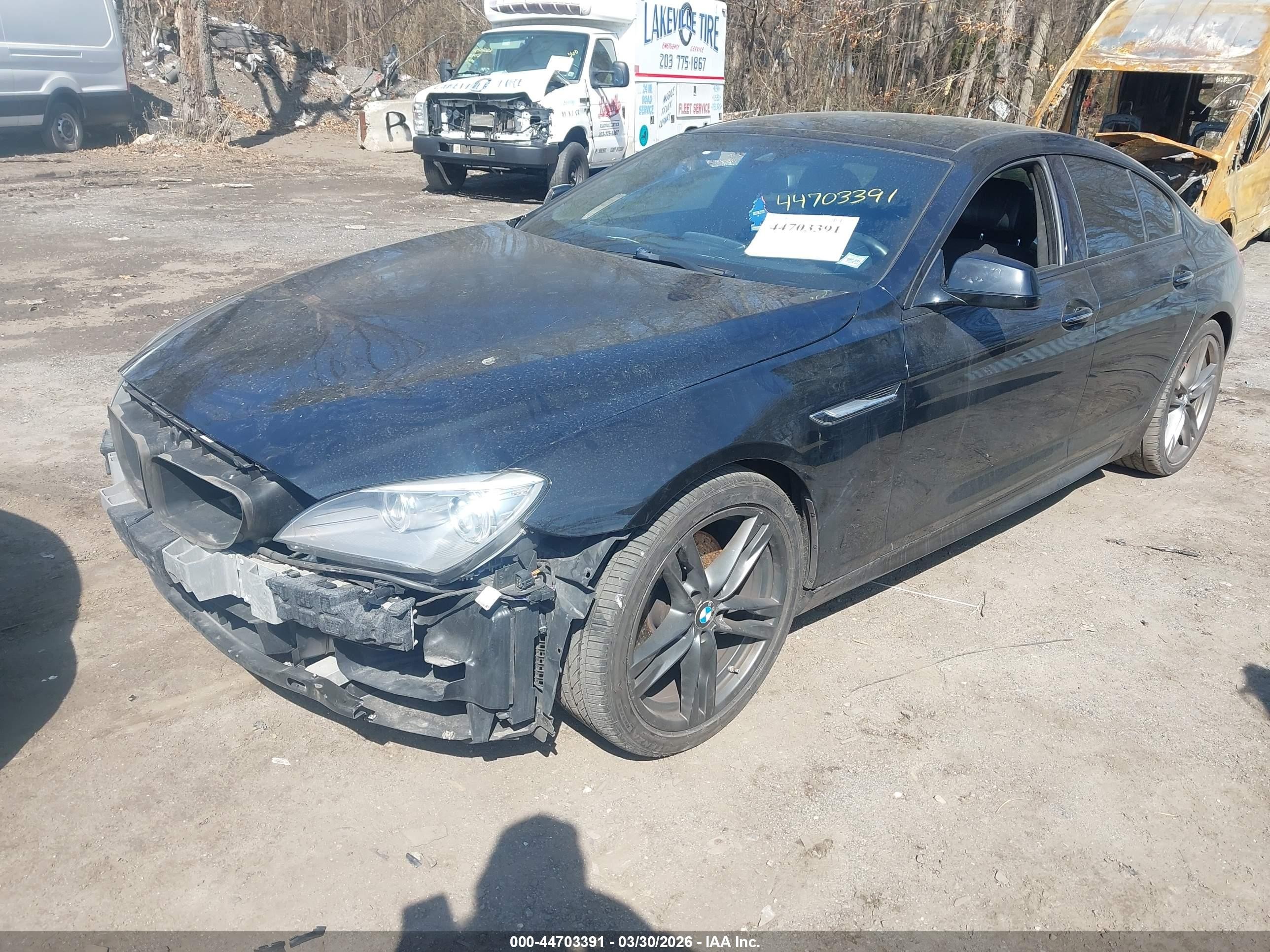 2015 Bmw 650i Gran Coupe   Black vin: WBA6B2C59FGB99332