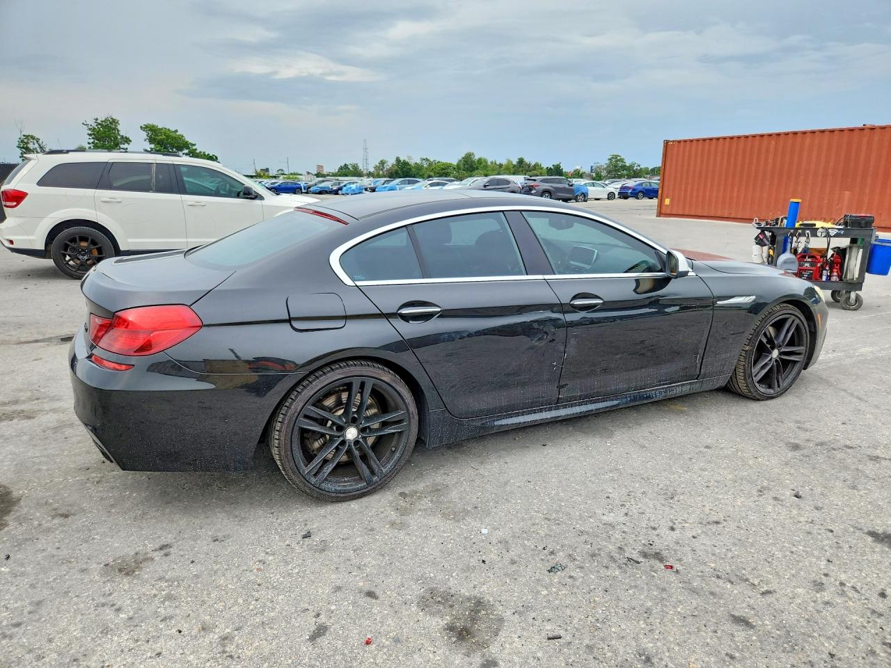 2013 Bmw 650 I Black vin: WBA6B2C5XDD128622