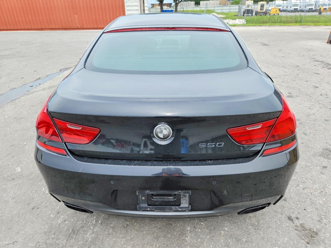 2013 Bmw 650 I Black vin: WBA6B2C5XDD128622