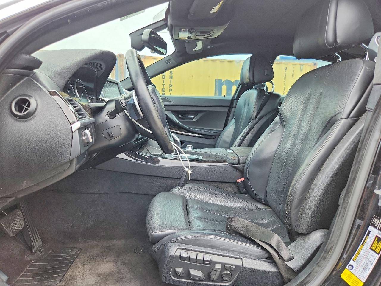 2013 Bmw 650 I Black vin: WBA6B2C5XDD128622